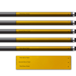 Alternative view of Regular - Retro-Reflective Yellow