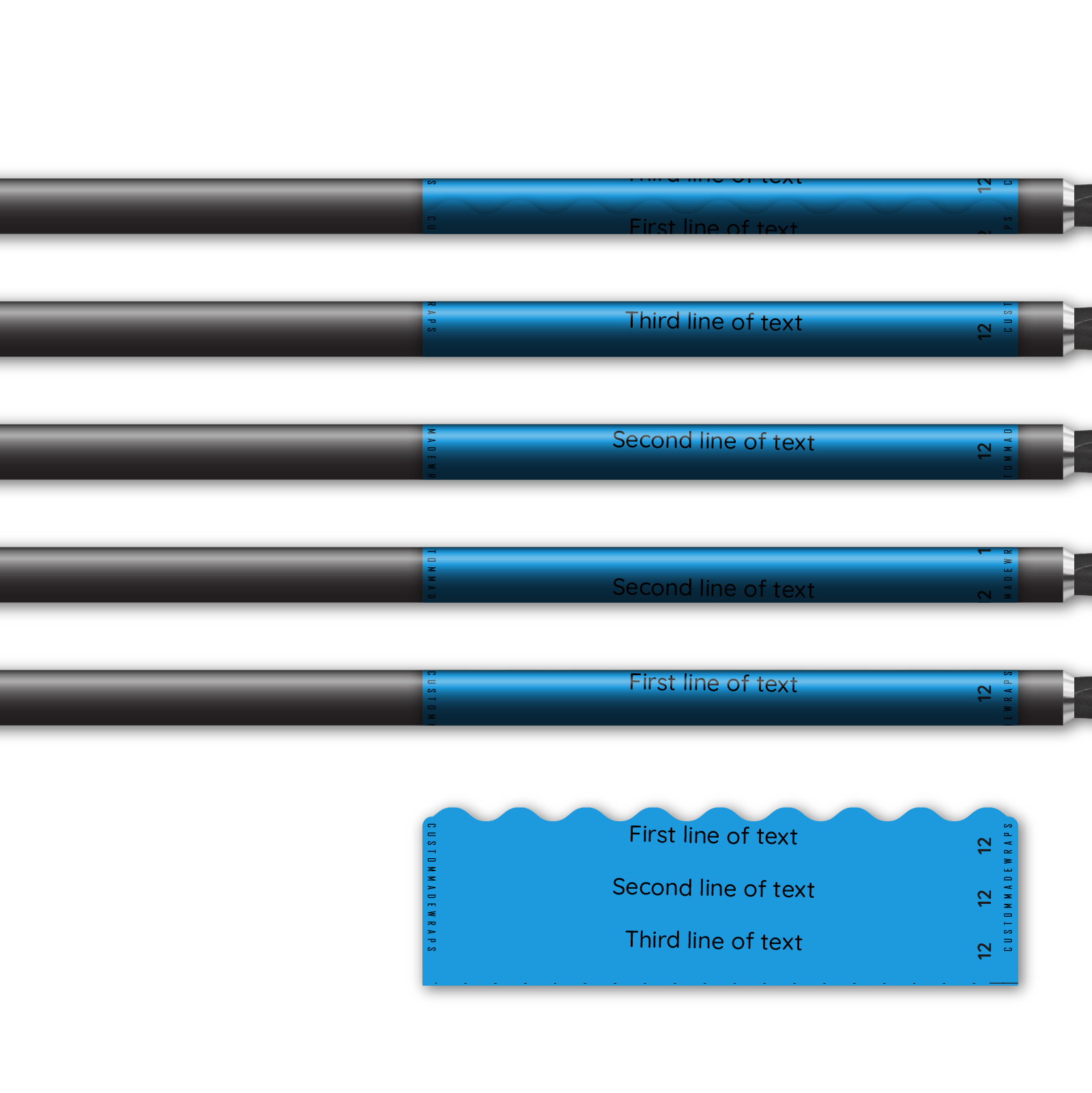 Alternative view of Shorty Wave Edge - Baby Blue