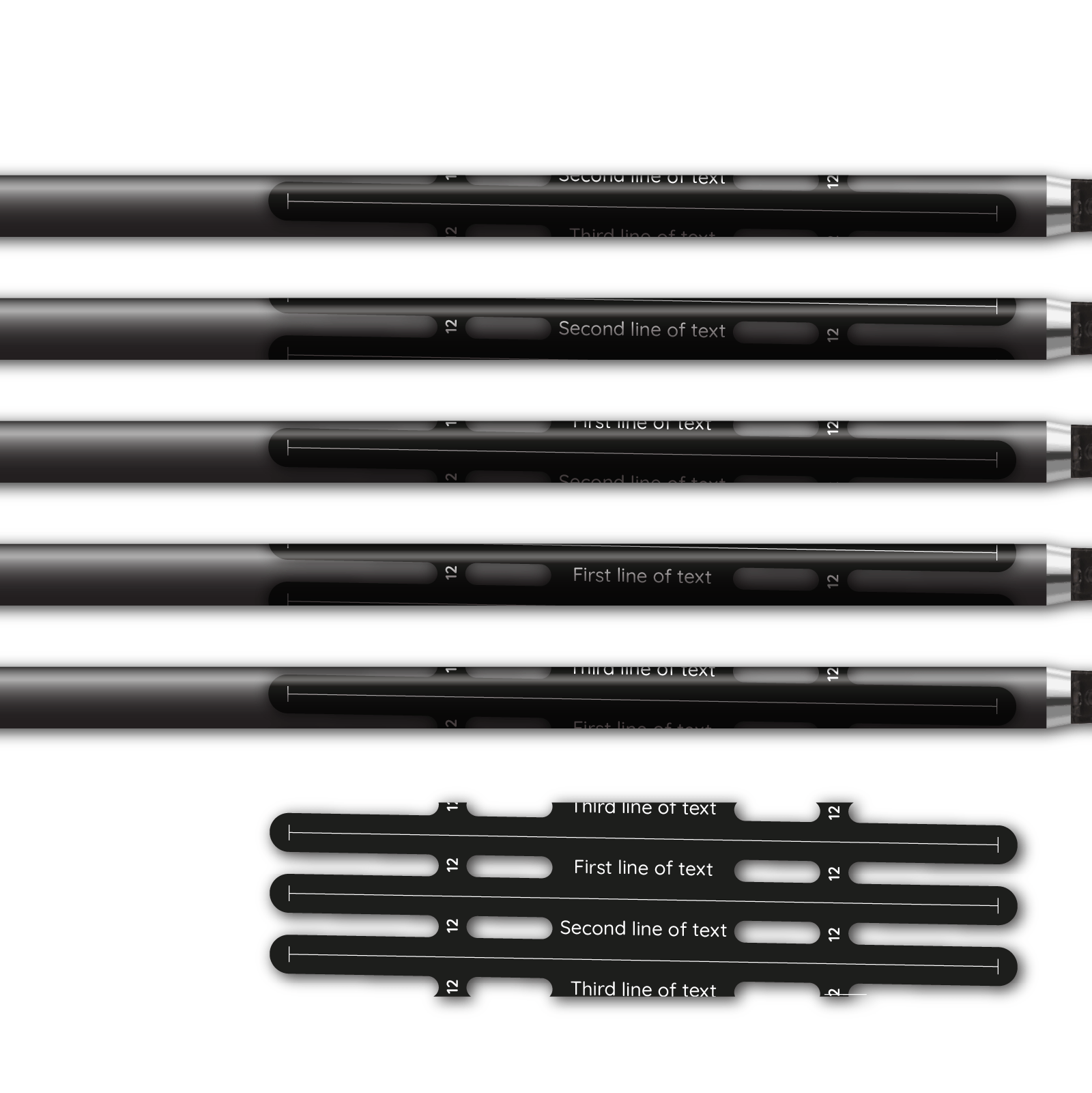 Alternative view of Vortex - Matt Black