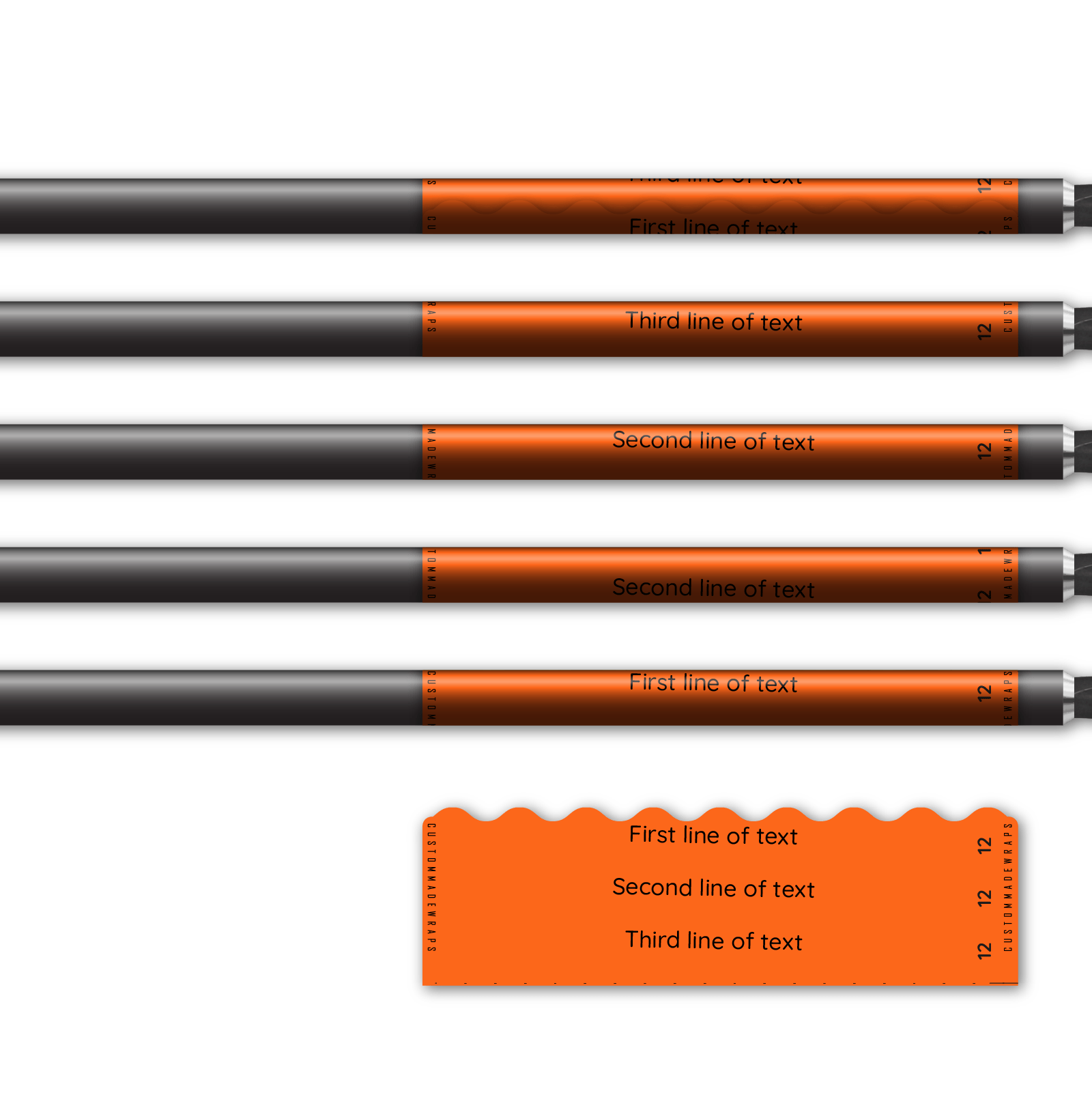 Alternative view of Shorty Wave Edge - Orange