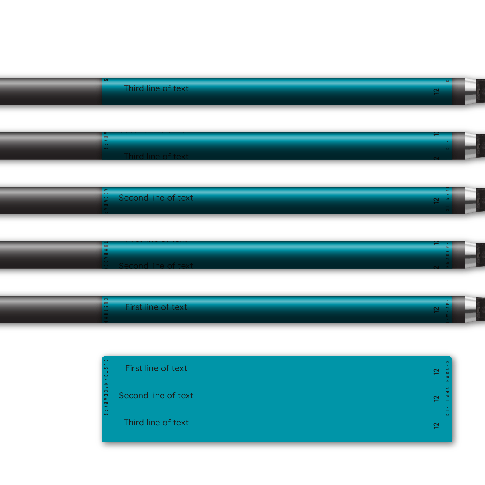 Alternative view of Regular - Standard Electric Teal