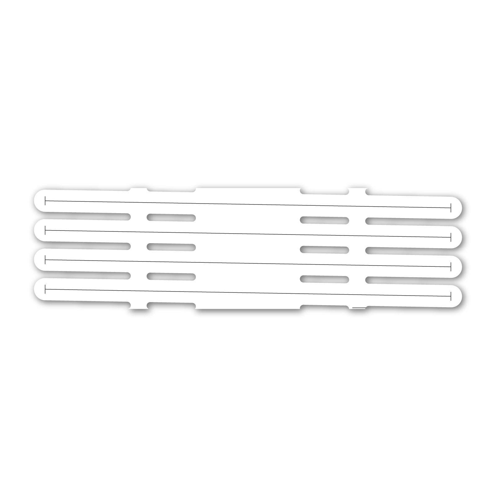 4 fletch Vortex - White