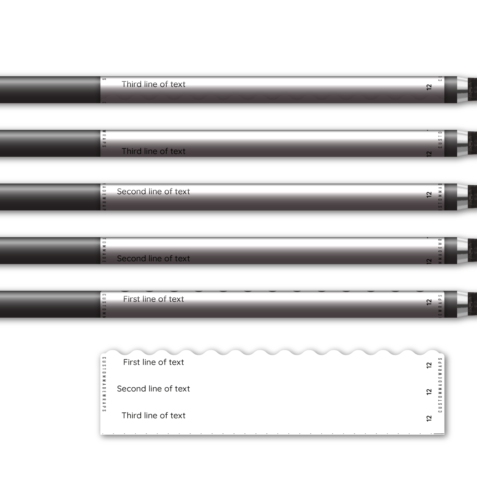 Alternative view of Wave Edge - White