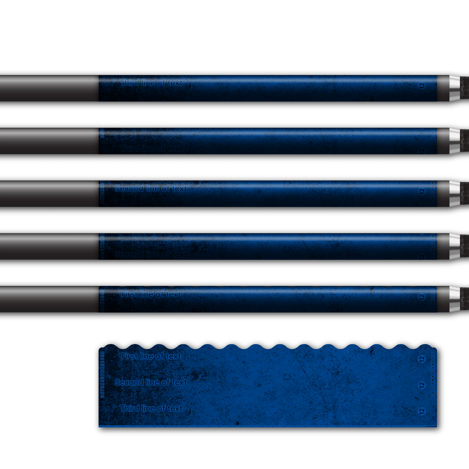 Alternative view of Wave Edge - Grunge Blue