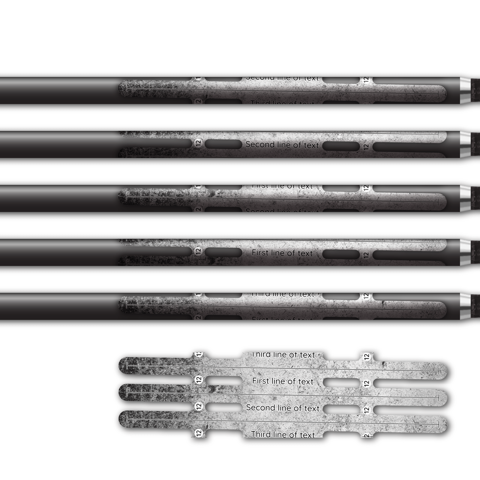 Alternative view of Vortex - Grunge Frost White