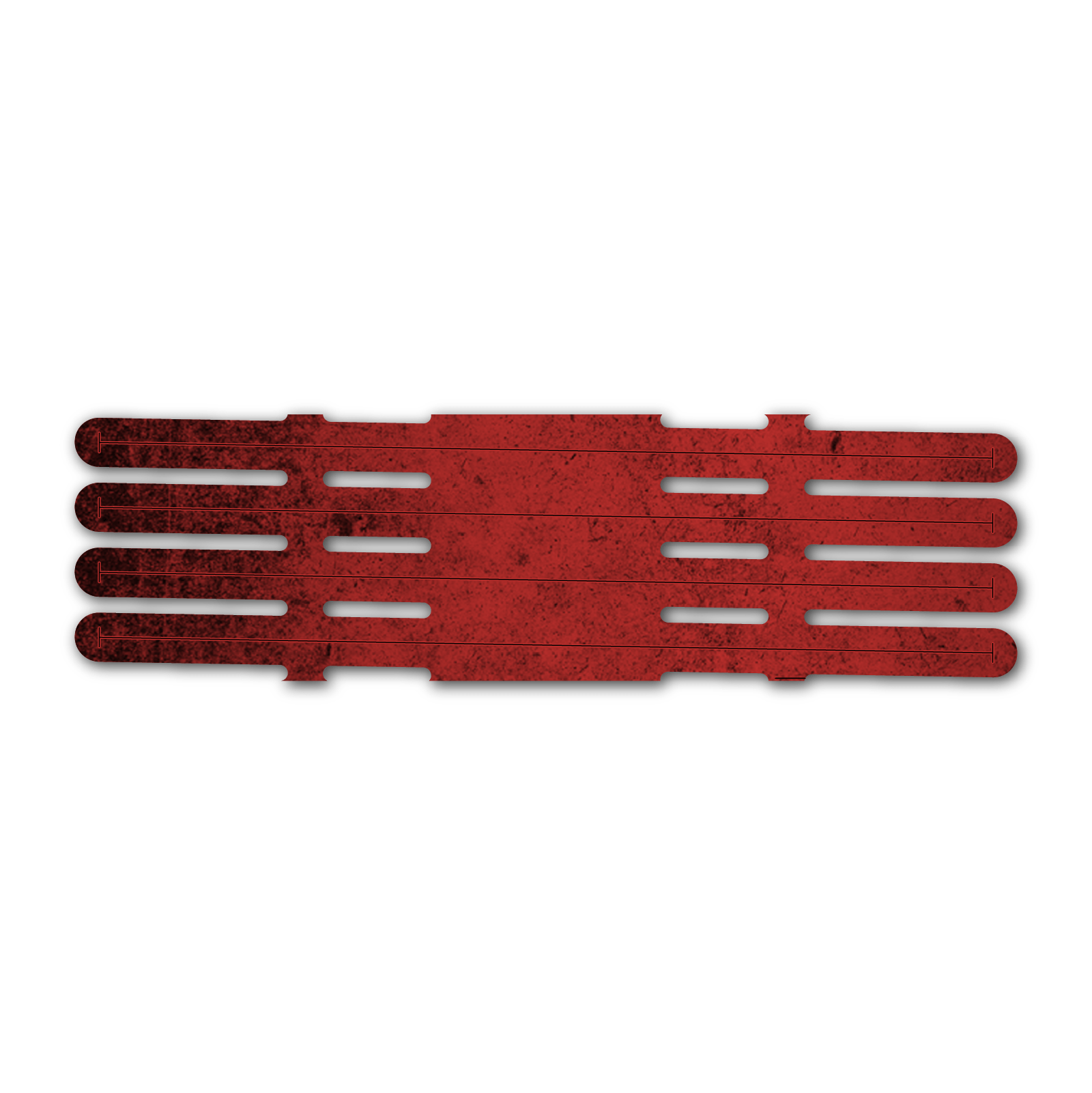 4 fletch Vortex - Grunge Red
