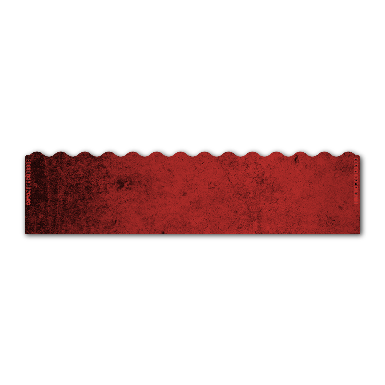 Wave Edge - Grunge Red