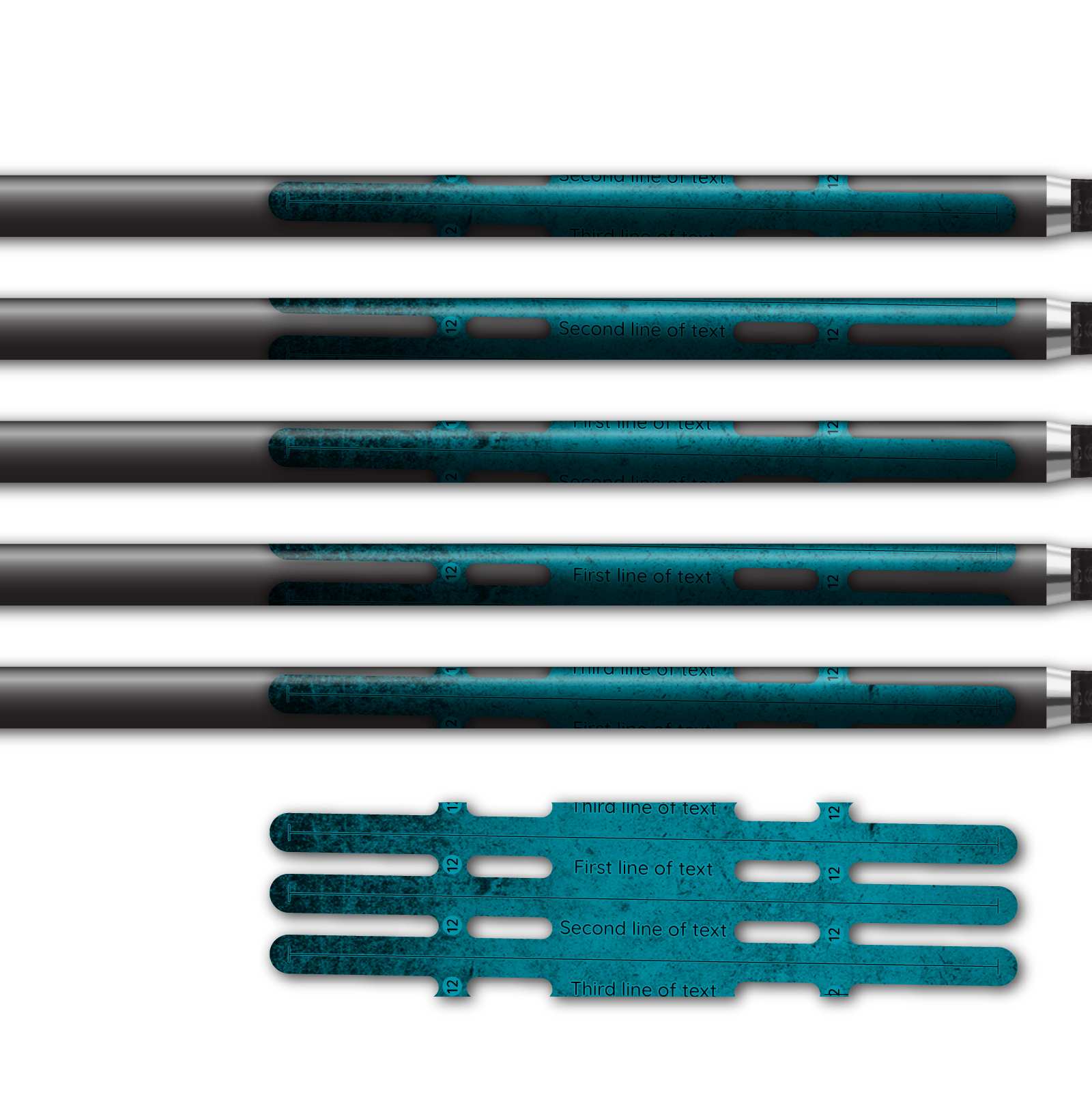 Alternative view of Vortex - Grunge Teal