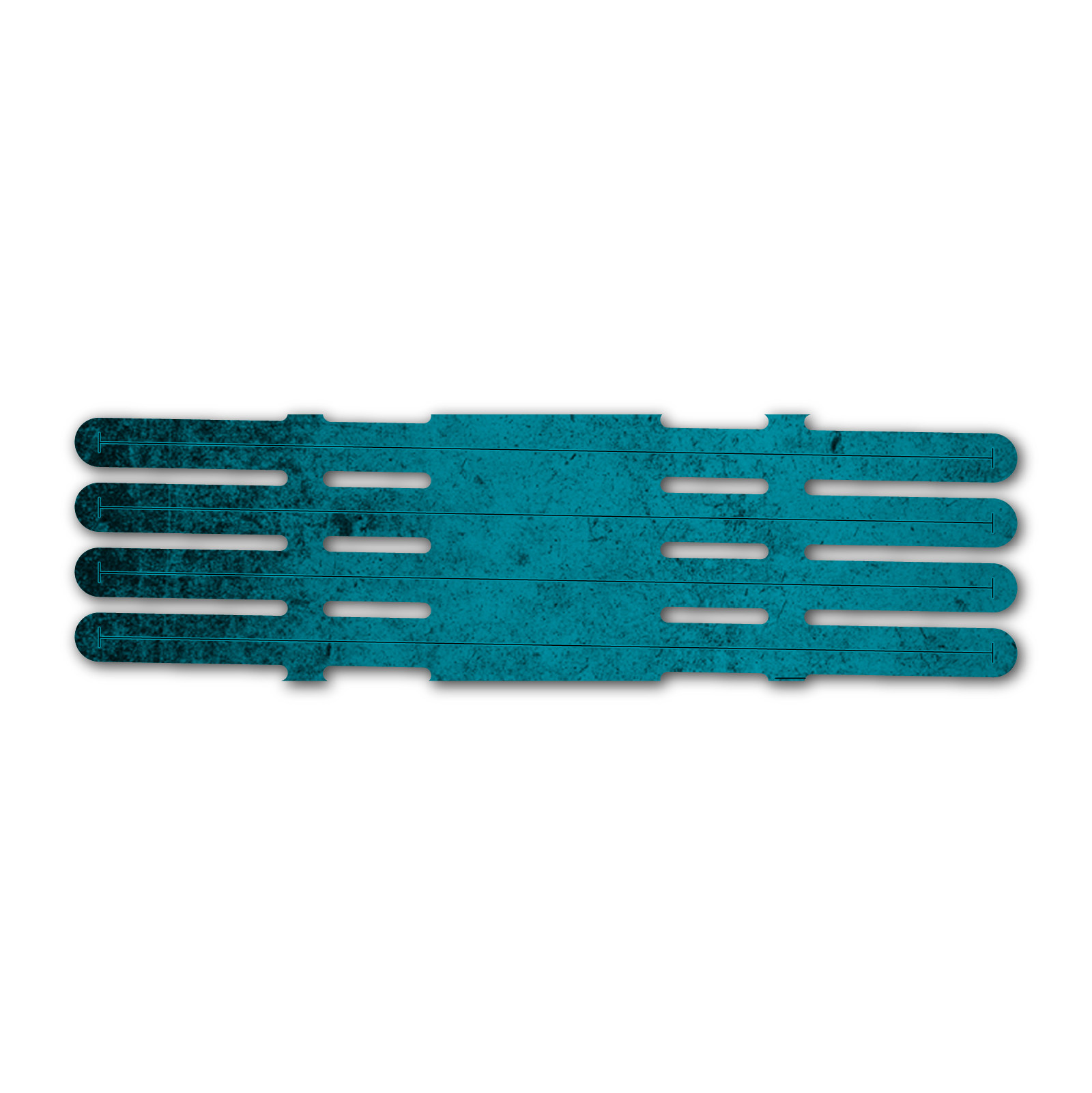 4 fletch Vortex - Grunge Teal