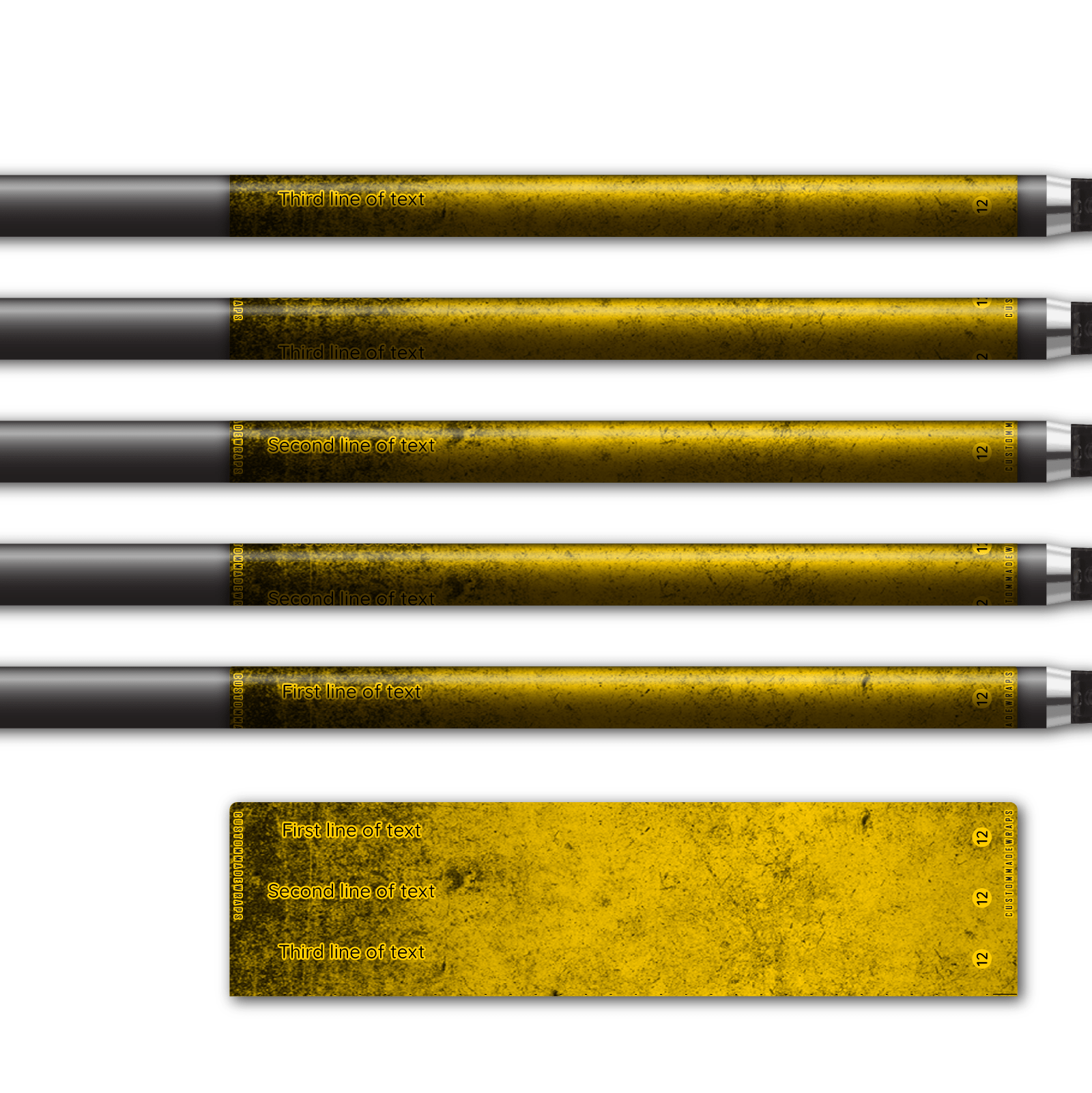 Alternative view of Regular - Grunge Yellow