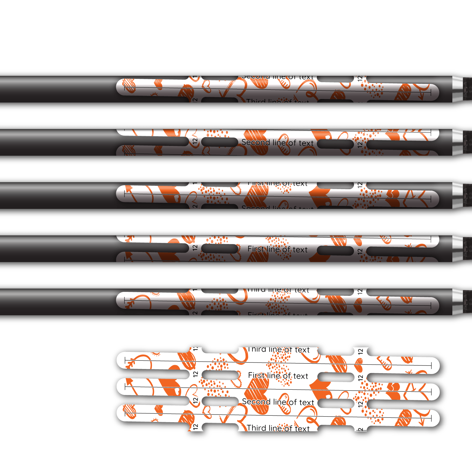 Alternative view of Vortex - Hearts Orange