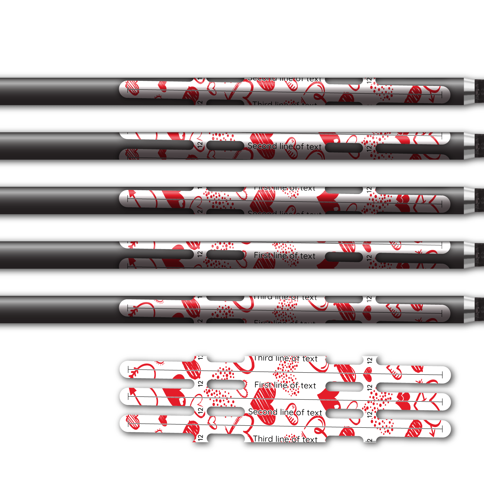 Alternative view of Vortex - Hearts Red