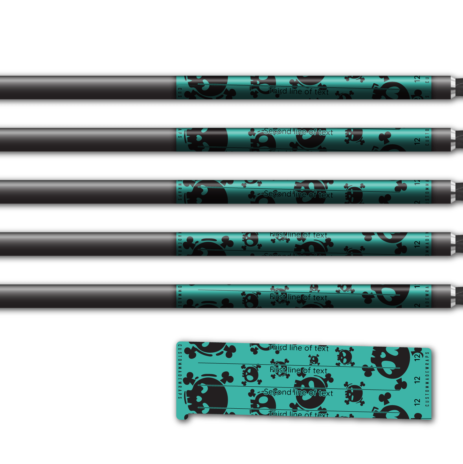 Alternative view of Spin Elite - Skulls Aqua