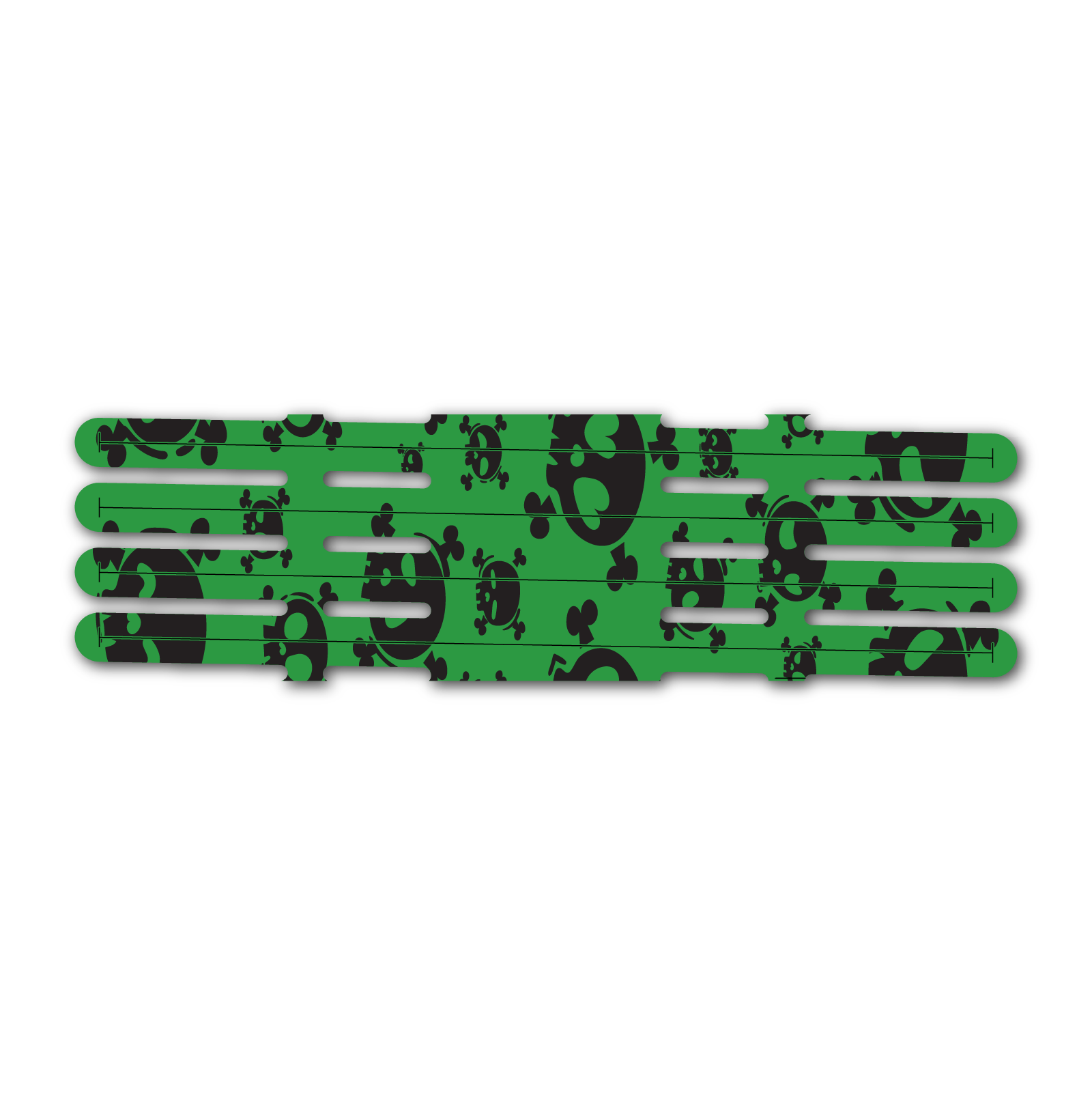 4 fletch Vortex - Skulls Green