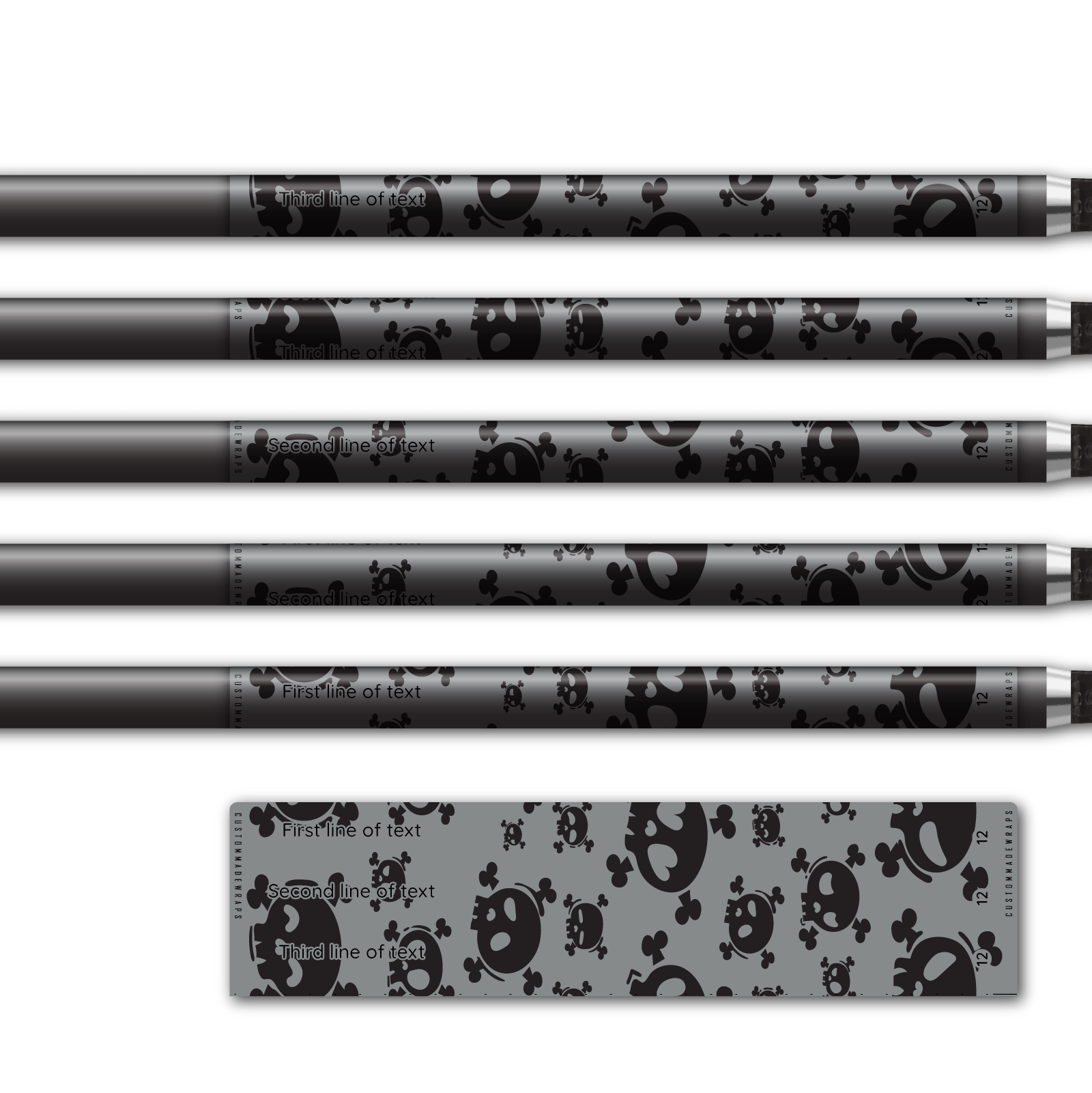 Alternative view of Regular - Skulls Mercury Grey