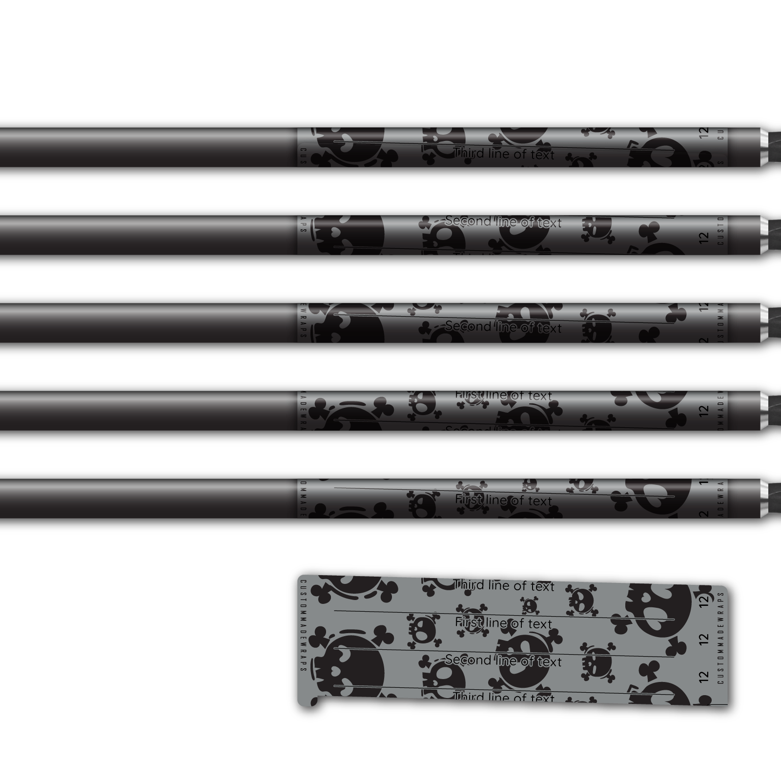 Alternative view of Spin Elite - Skulls Mercury Grey