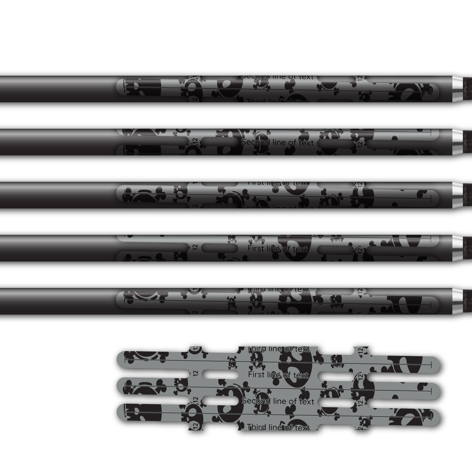 Alternative view of Vortex - Skulls Mercury Grey