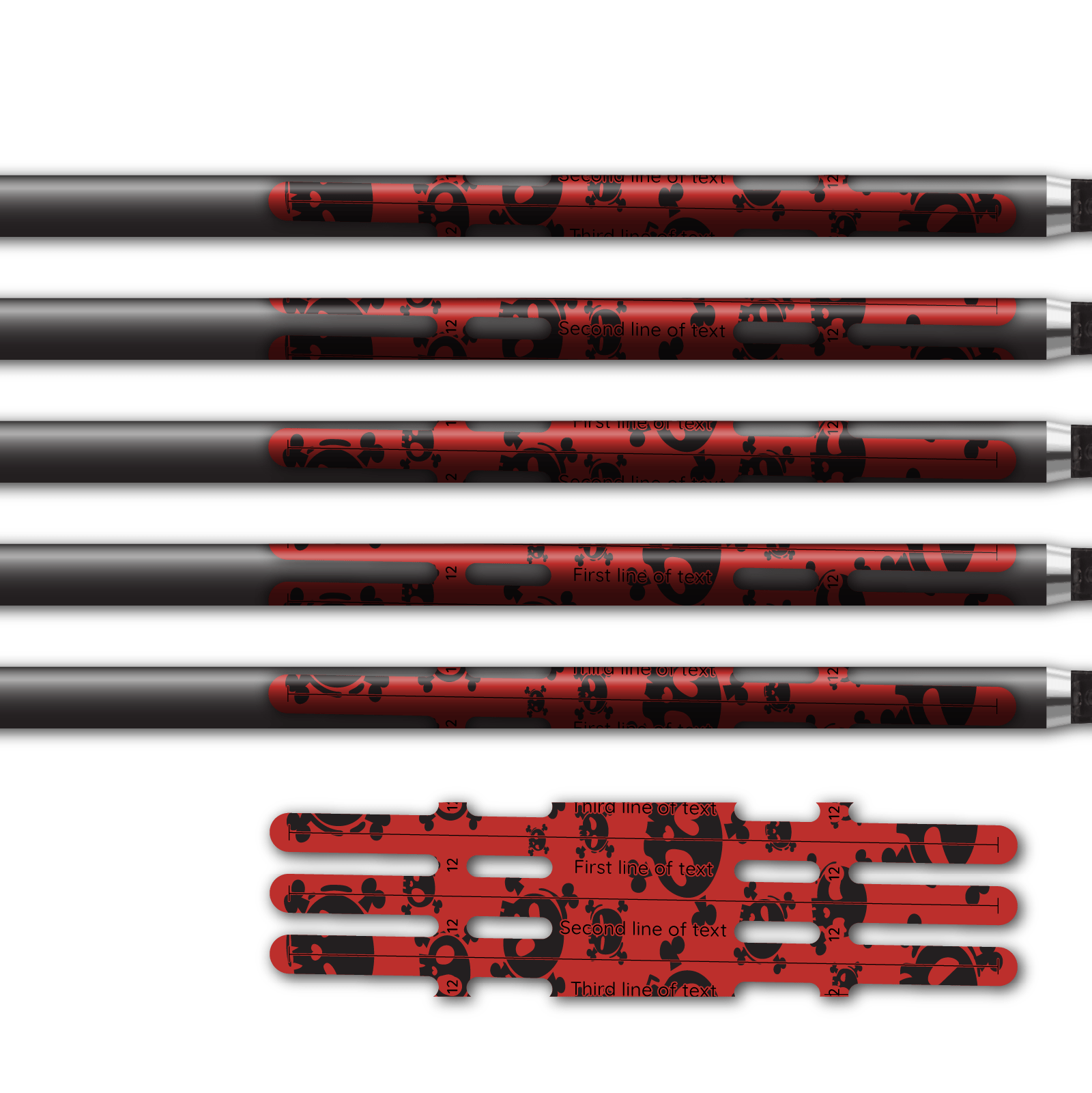 Alternative view of Vortex - Skulls Red