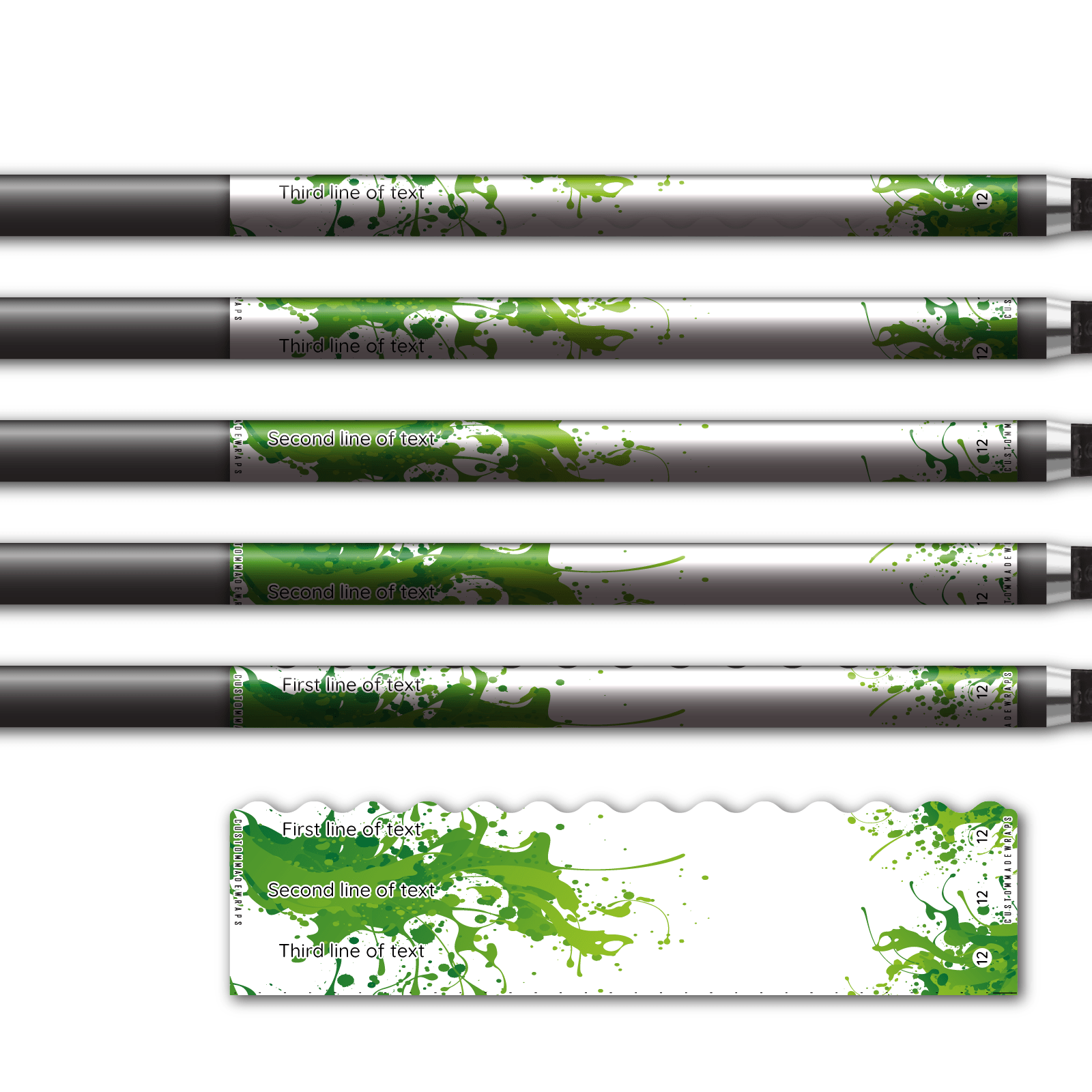 Alternative view of Wave Edge - Splash Green