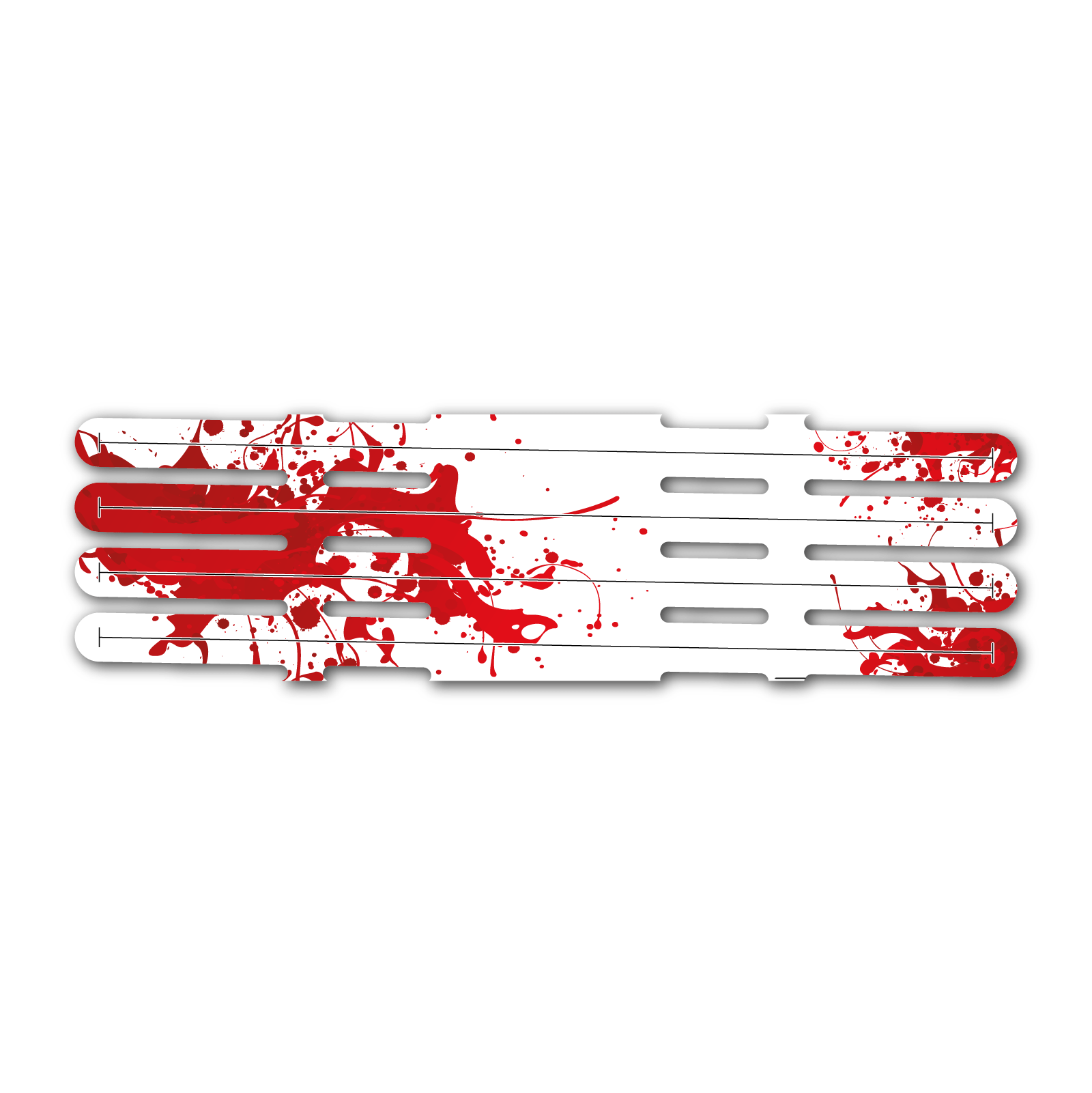 4 fletch Vortex - Splash Red