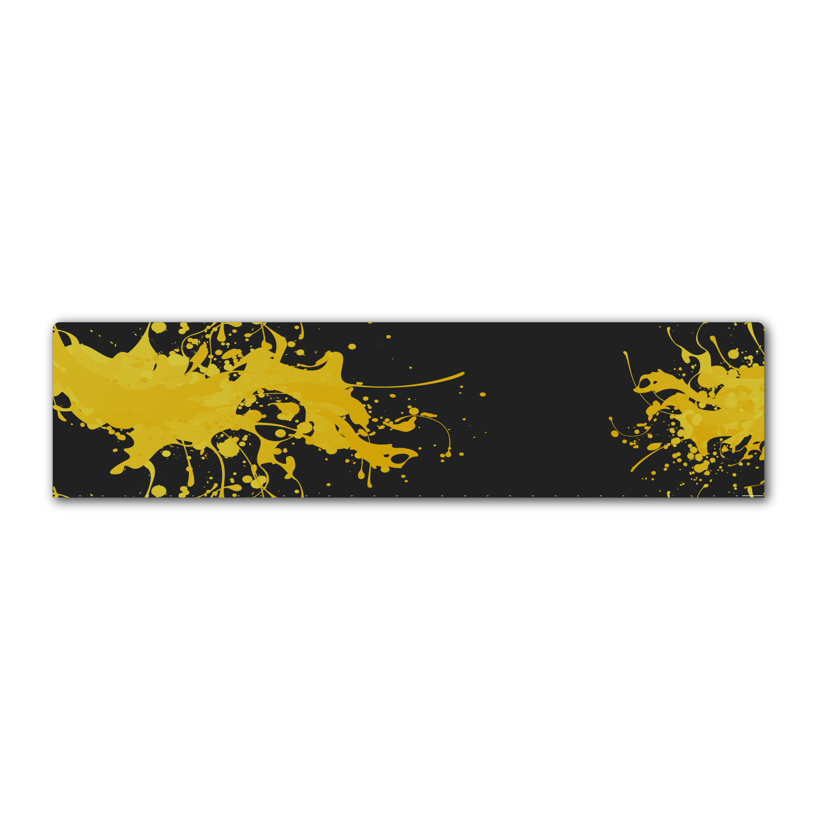 Regular - Splash Yellow on Matt Black