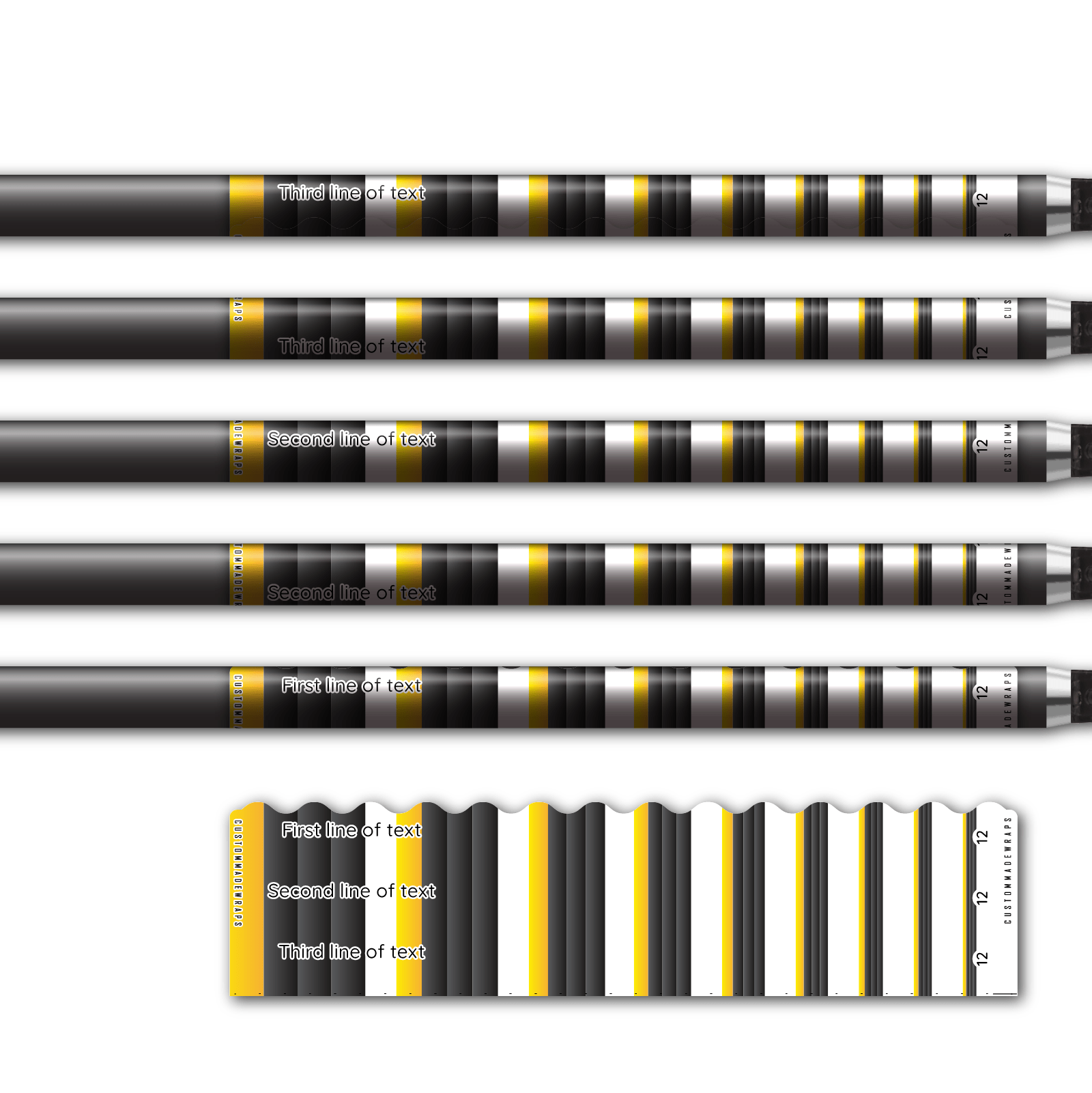 Alternative view of Wave Edge - Targetface WA Field Rings