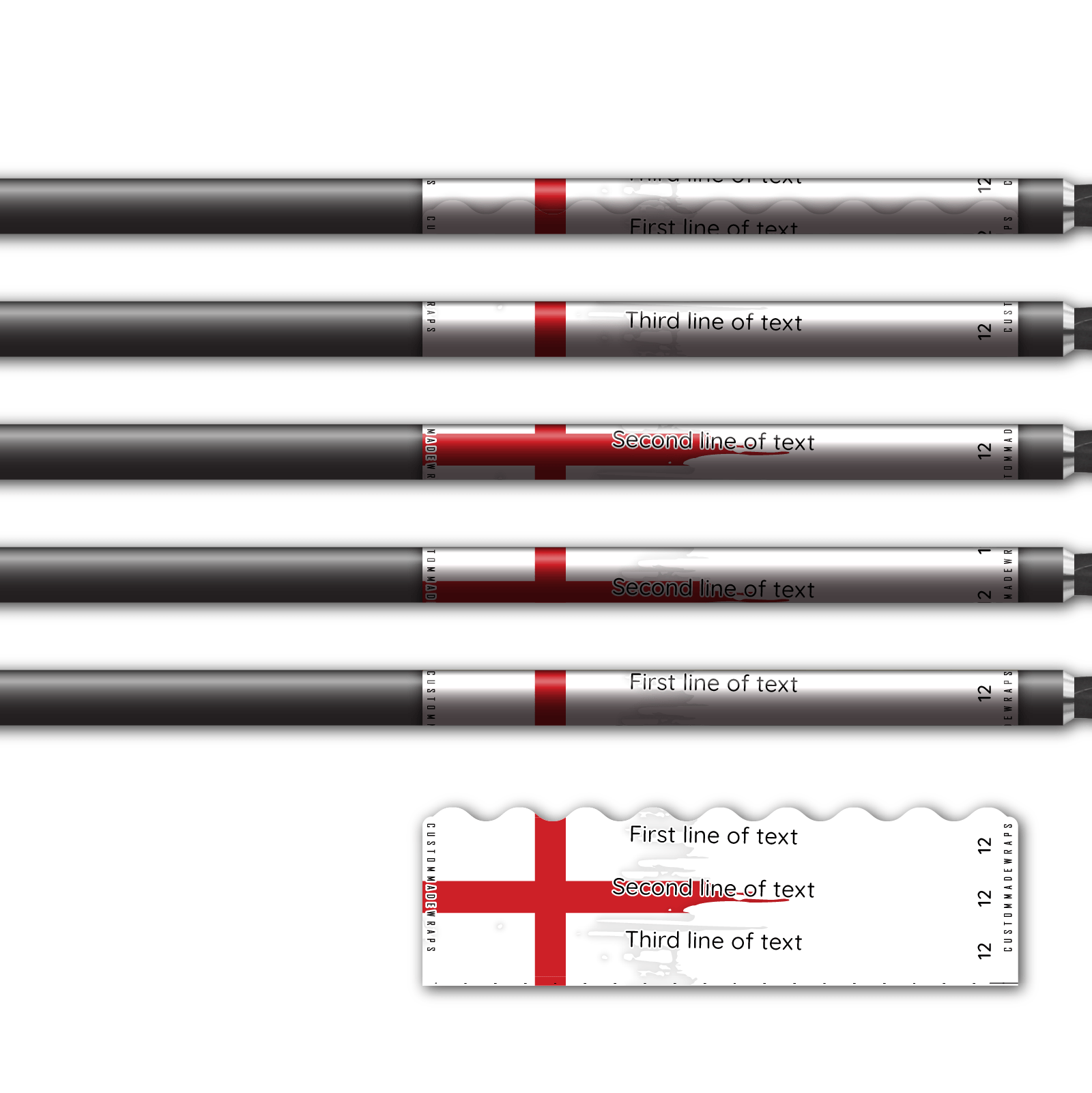 Alternative view of Shorty - National Flag England