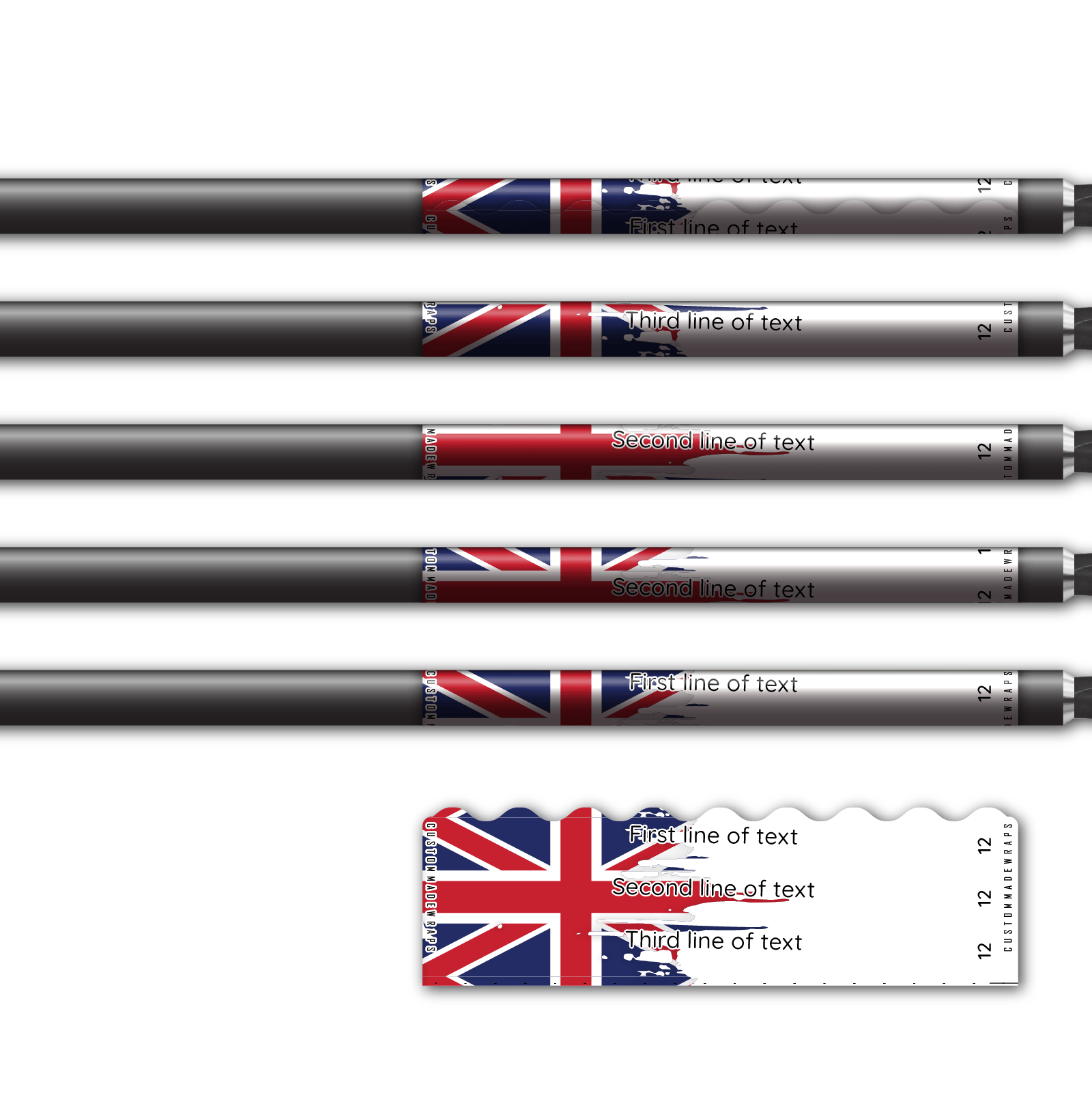 Alternative view of Shorty - National Flag Great Britain