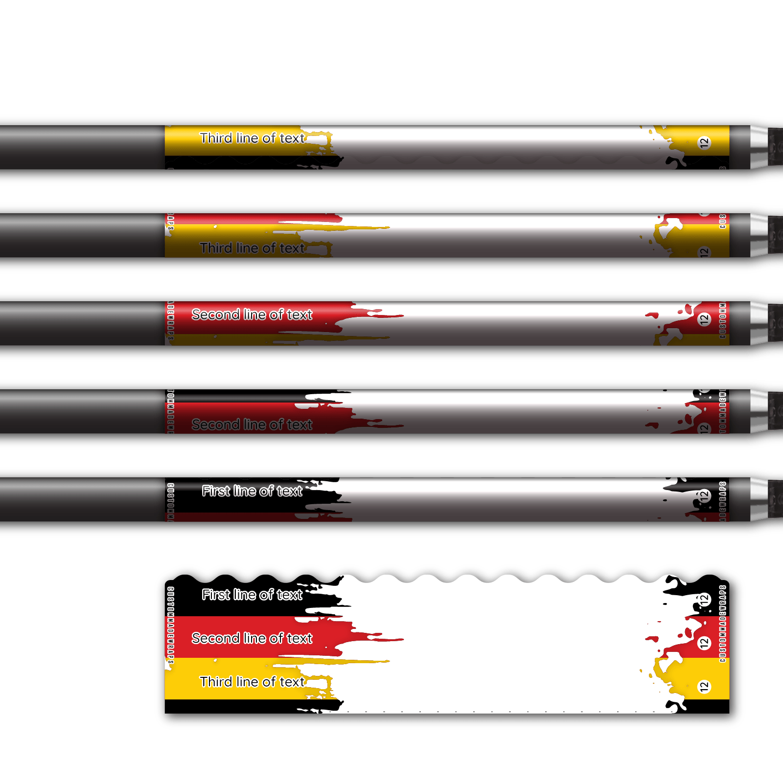 Alternative view of Wave Edge - National Flag Germany