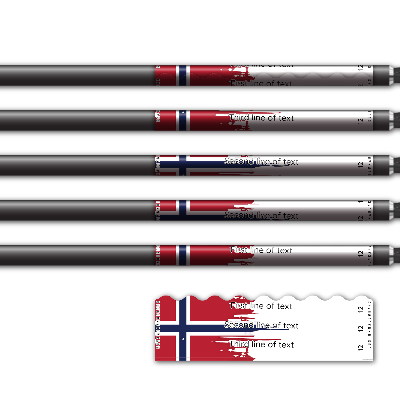 Alternative view of Shorty - National Flag Norway