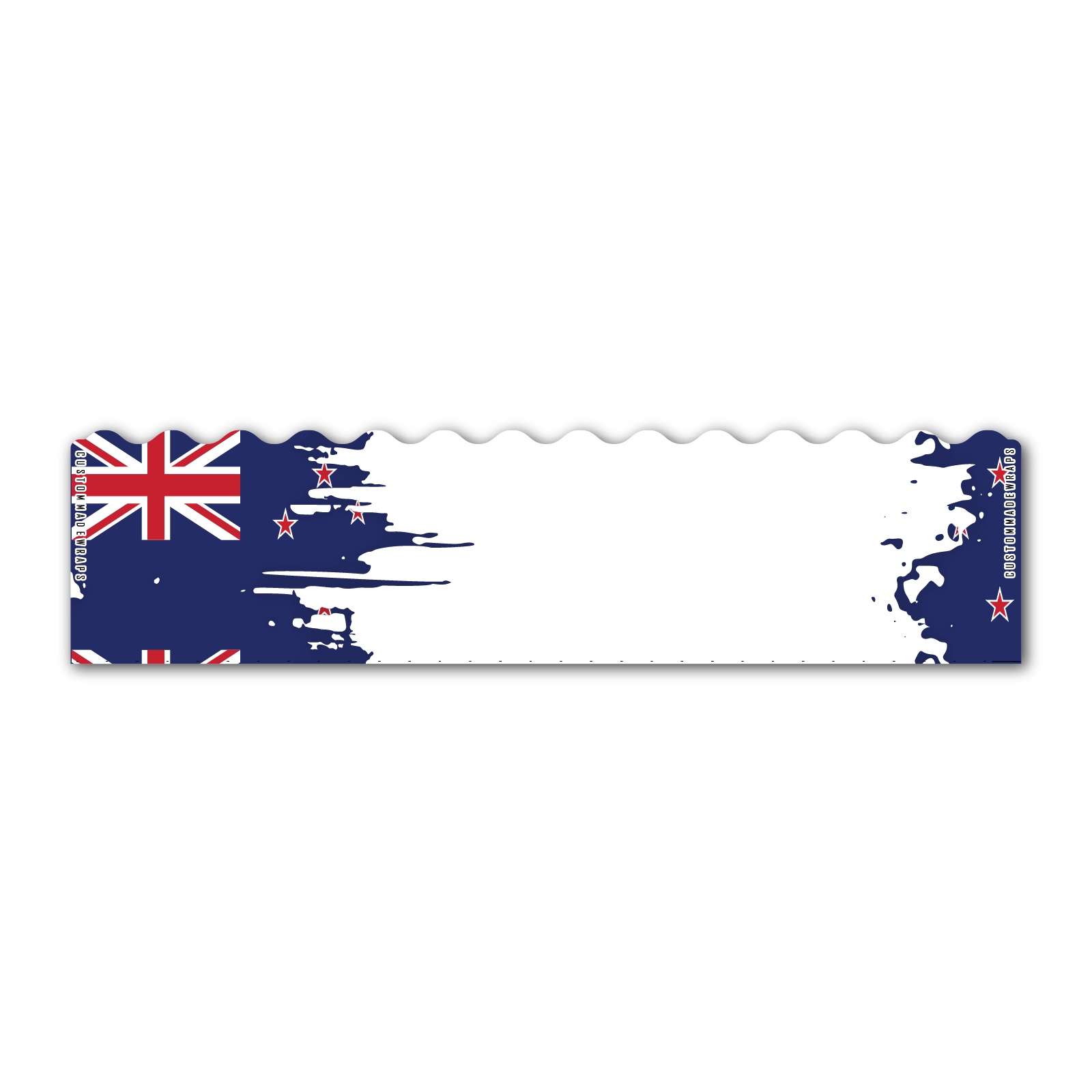 Wave Edge - National Flag New Zealand