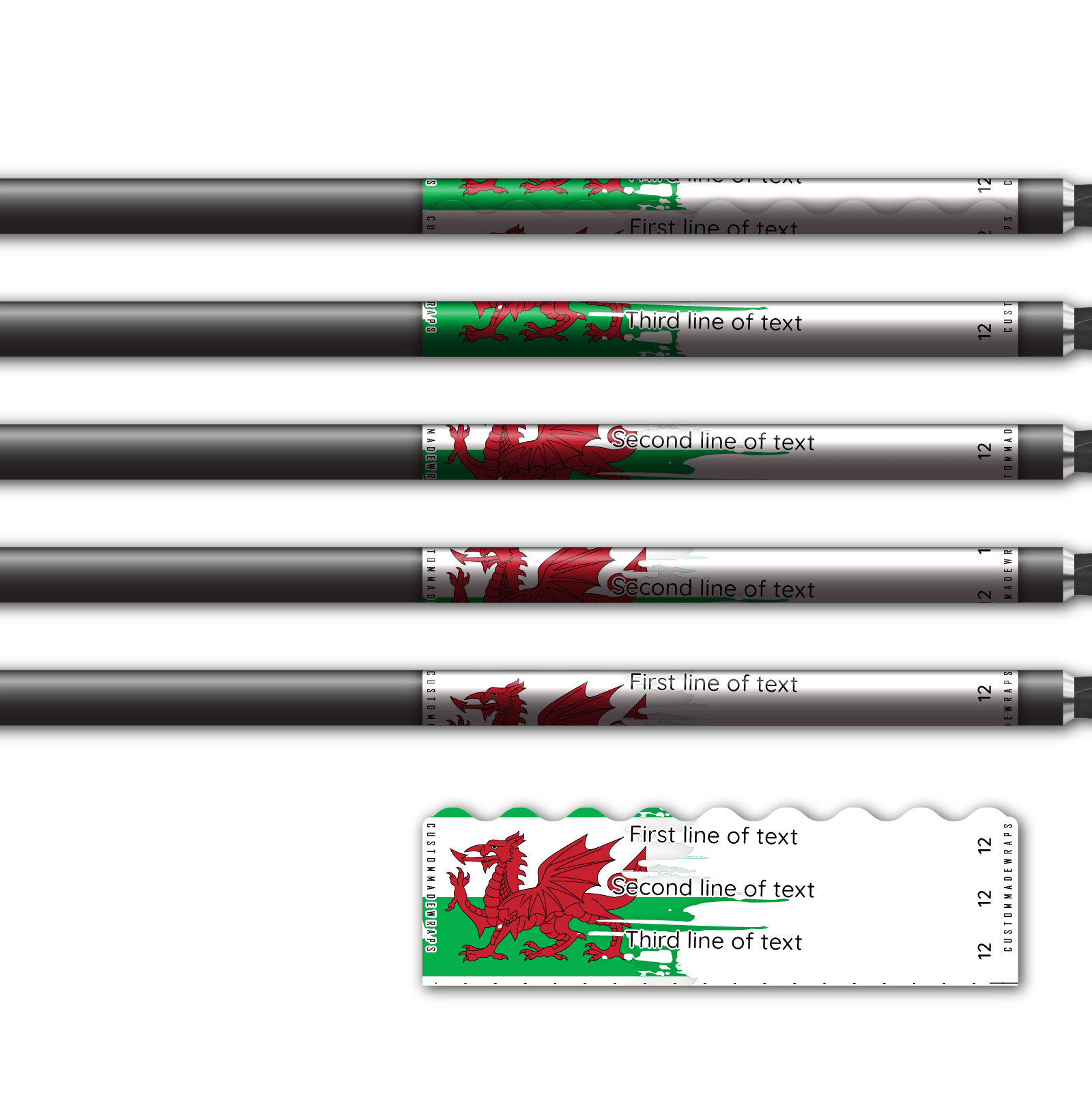 Alternative view of Shorty - National Flag Wales