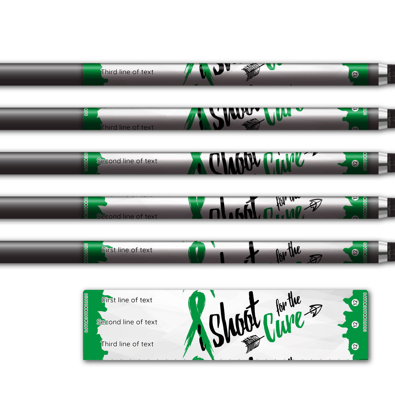 Alternative view of Regular - Shoot for the Cure Green