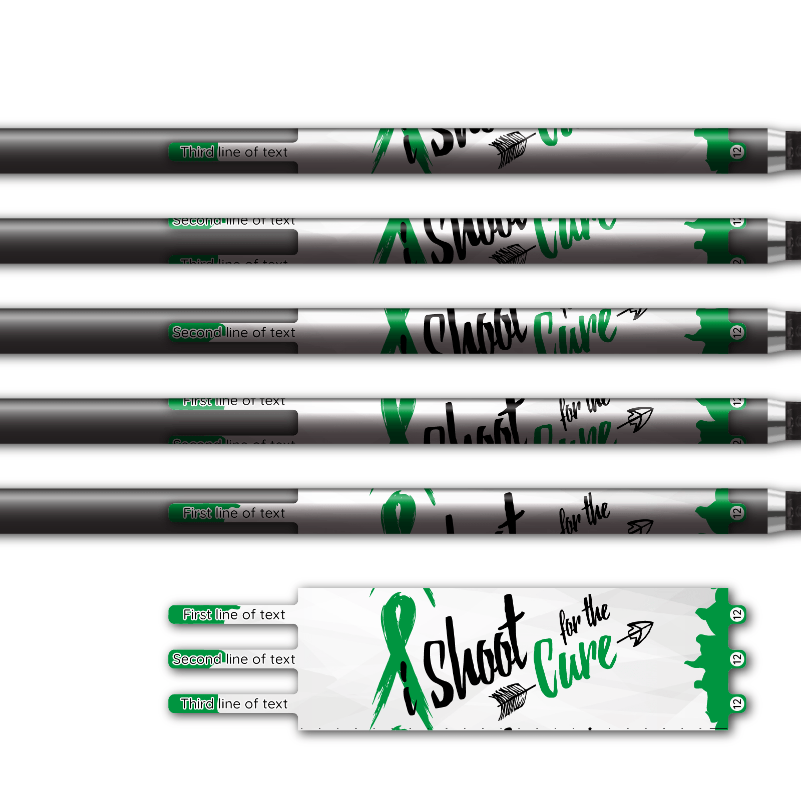 Alternative view of Ultralight - Shoot for the Cure Green