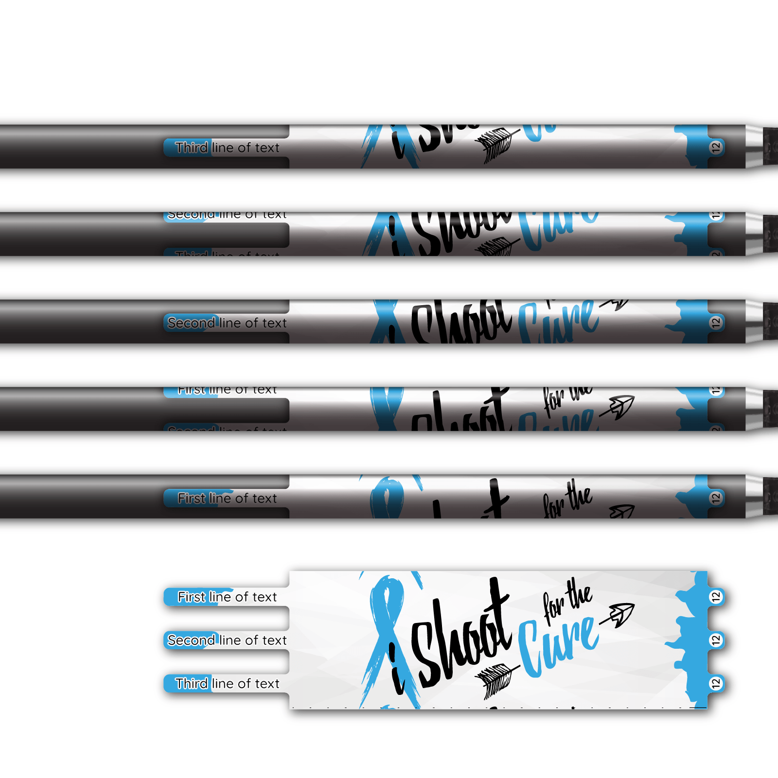 Alternative view of Ultralight - Shoot for the Cure Light Blue