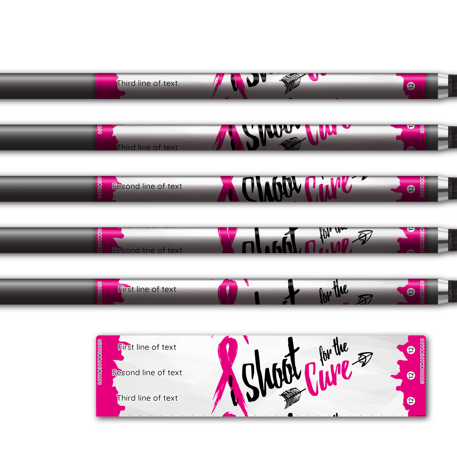 Alternative view of Regular - Shoot for the Cure Magenta