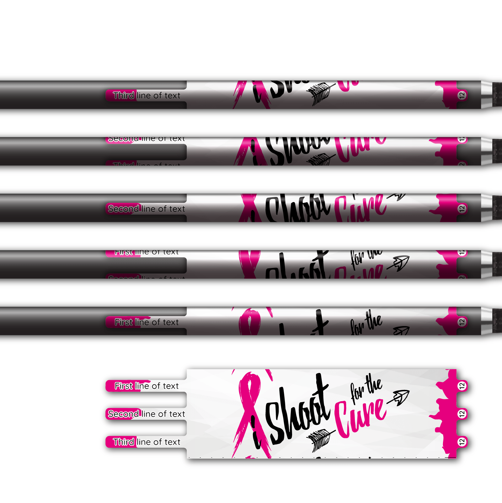 Alternative view of Ultralight - Shoot for the Cure Magenta