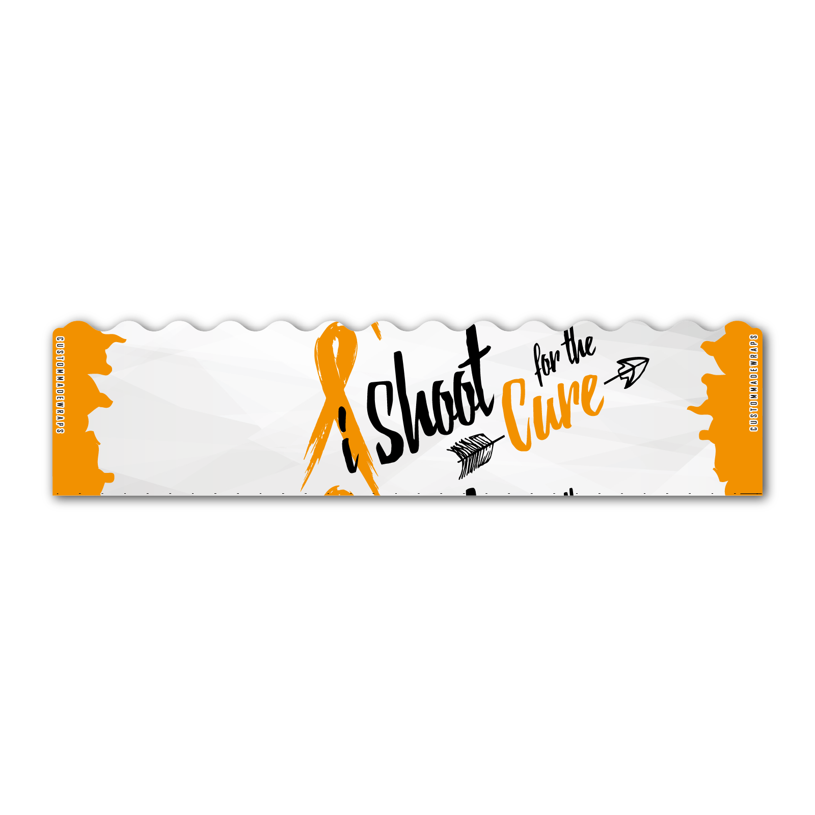 Wave Edge - Shoot for the Cure Orange
