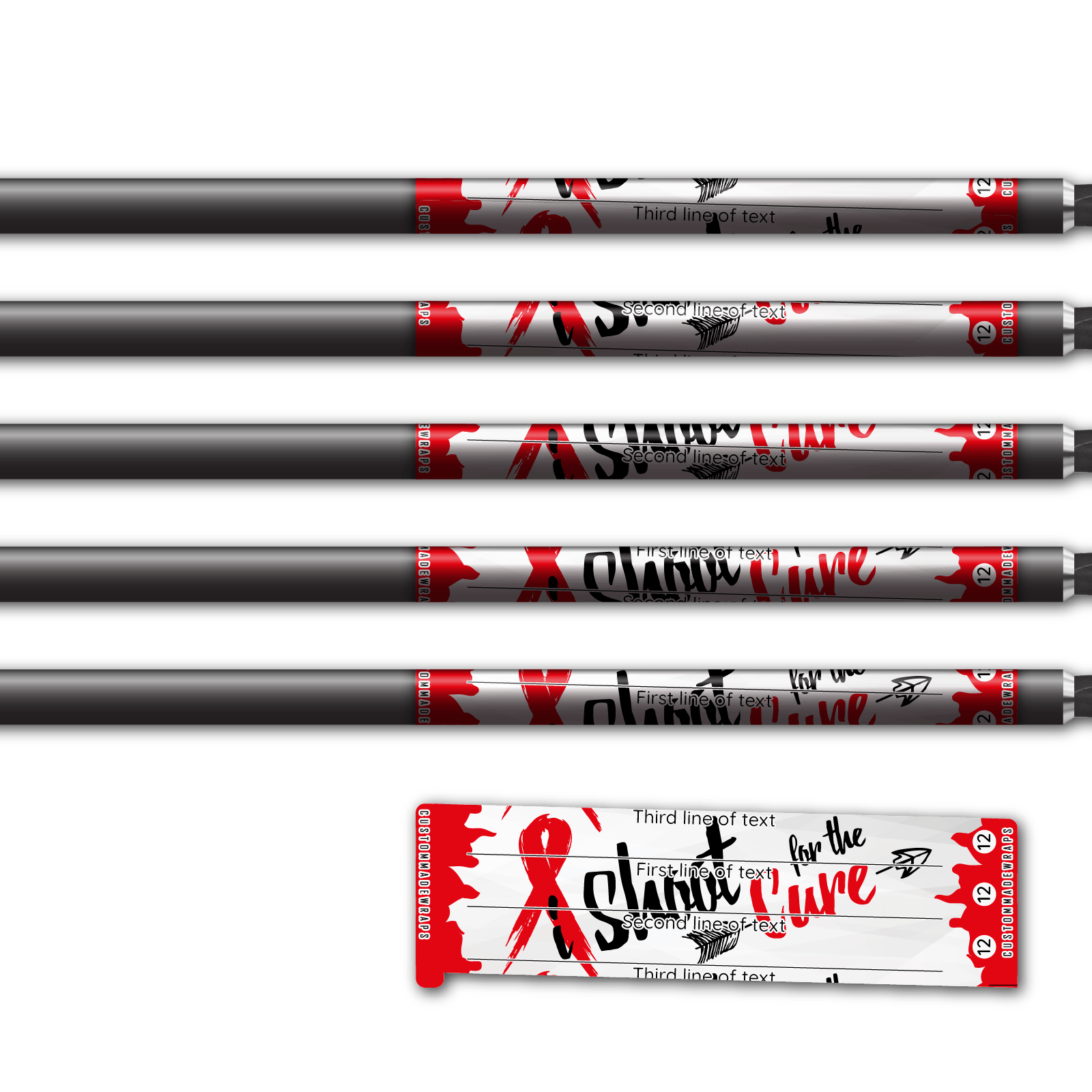 Alternative view of Spin Elite - Shoot for the Cure Red