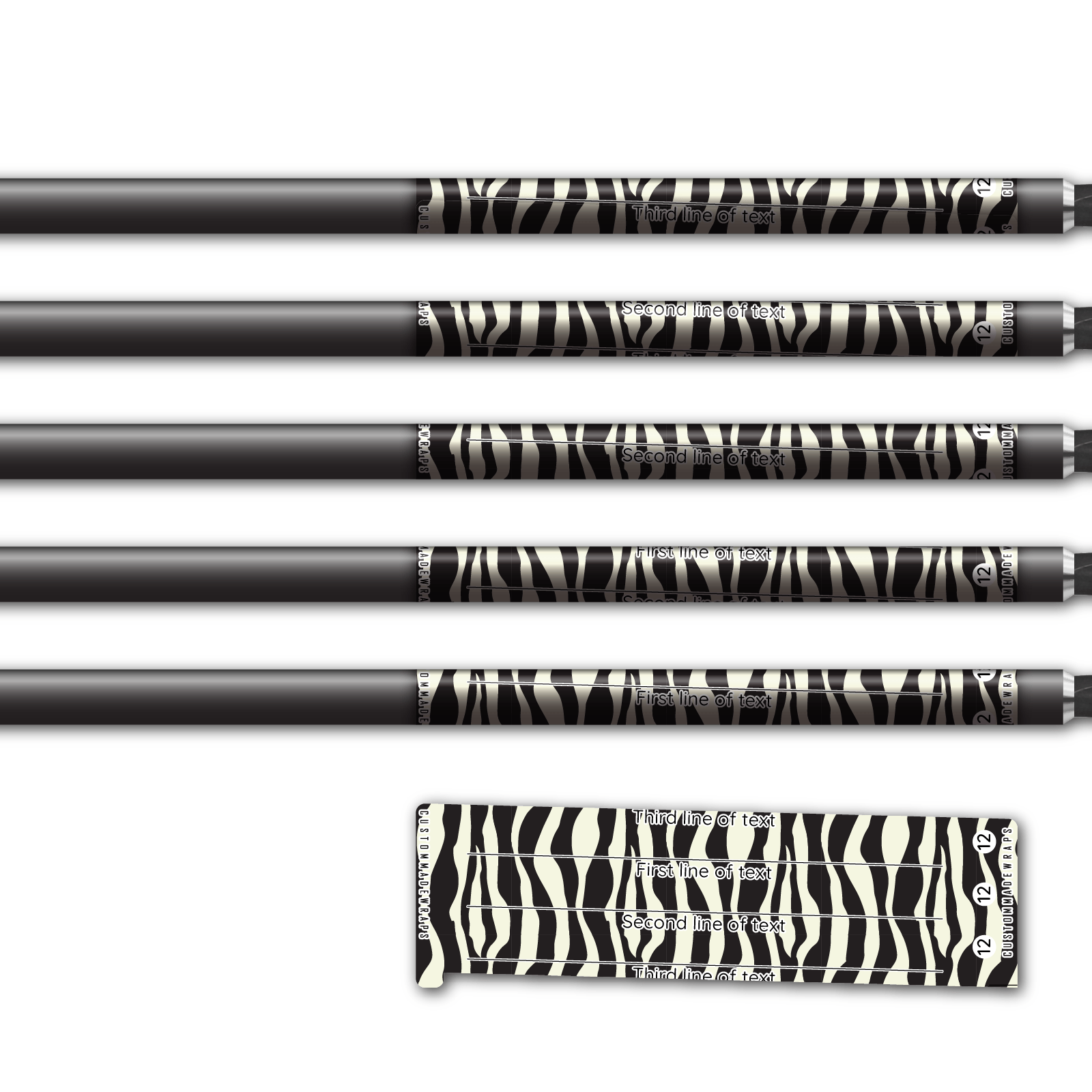 Alternative view of Spin Elite - Animal Skin Zebra
