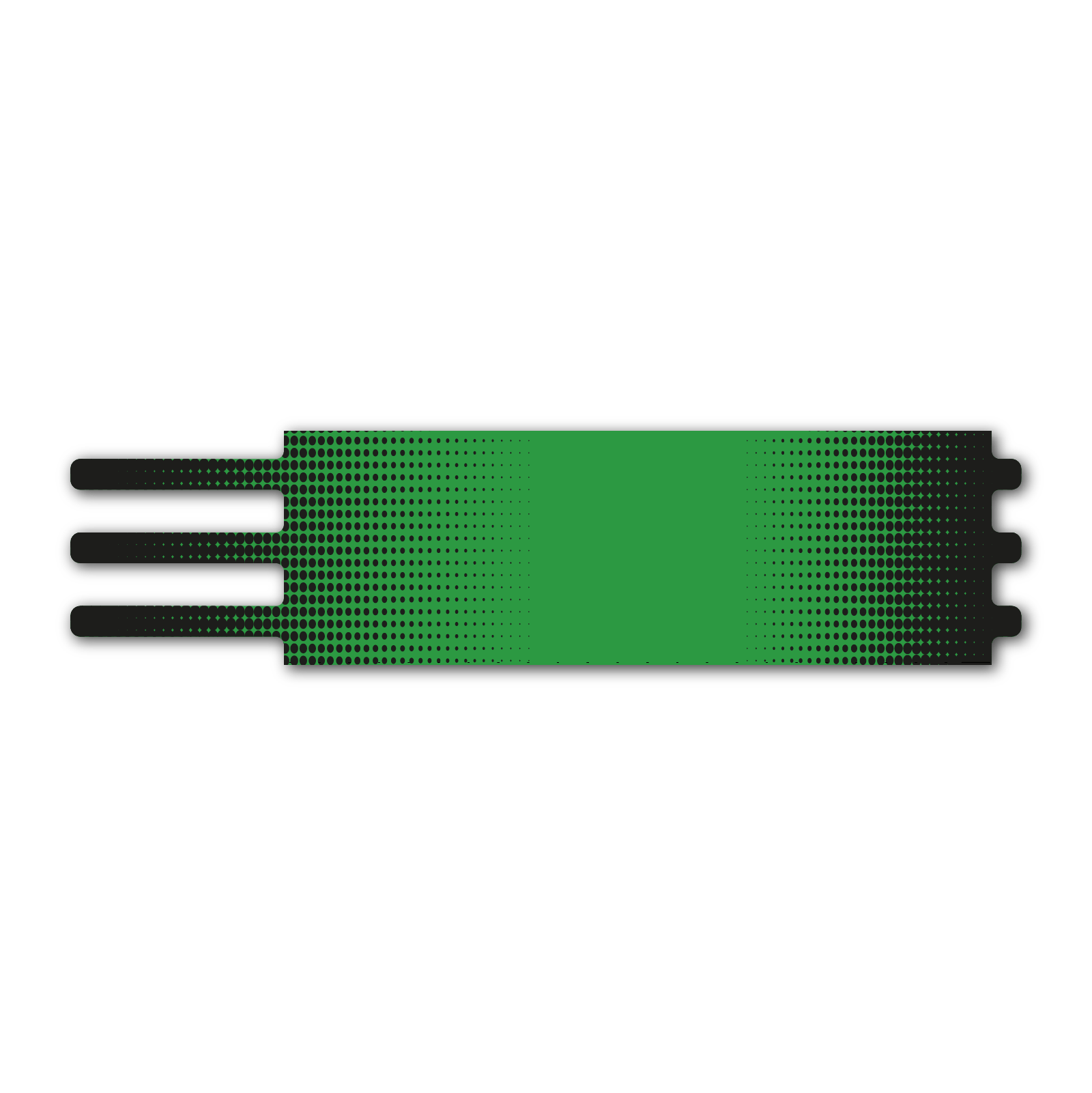 Ultralight - Gradient Black on Green
