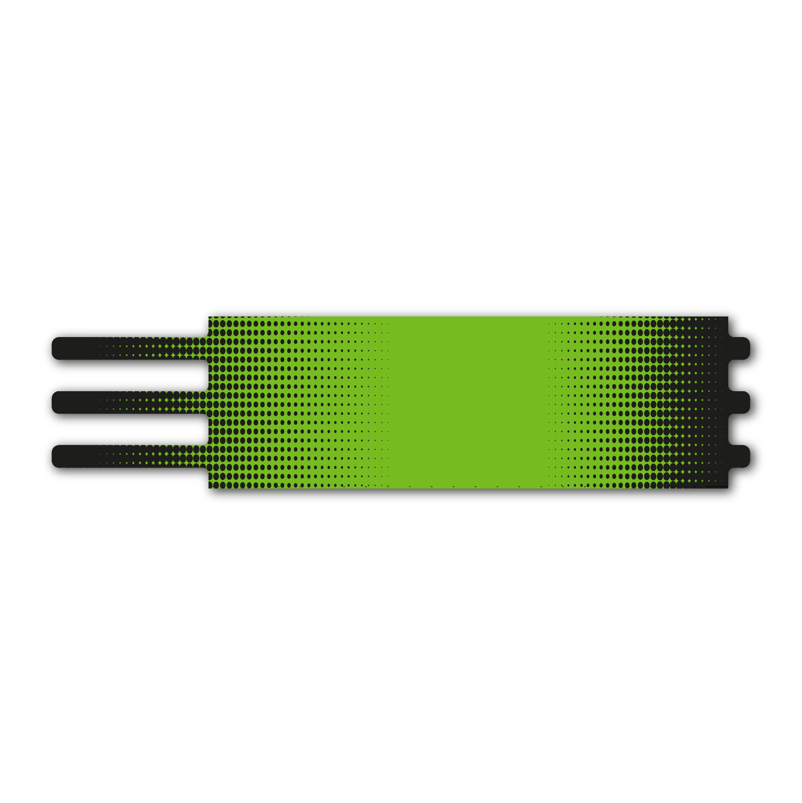 Ultralight - Gradient Black on Lime Green