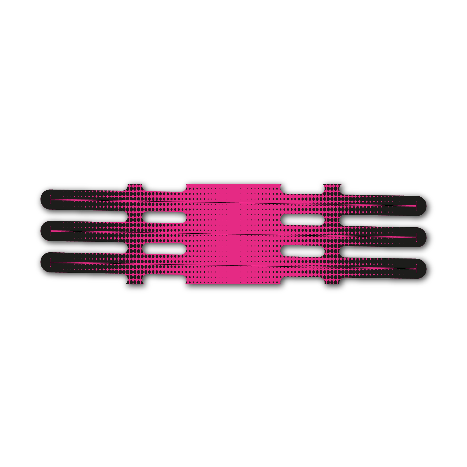 Vortex - Gradient Black on Magenta