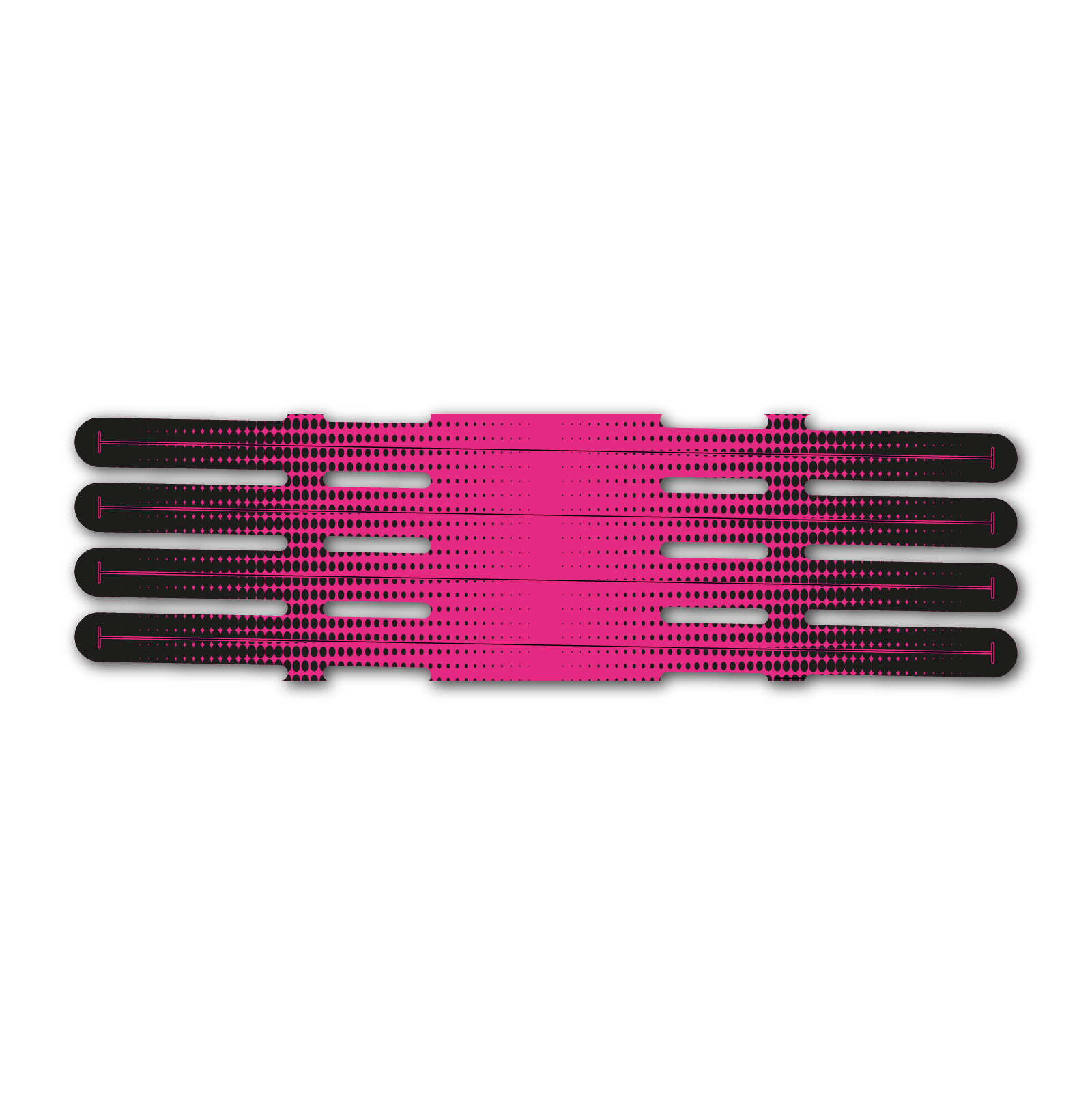 4 fletch Vortex - Gradient Black on Magenta