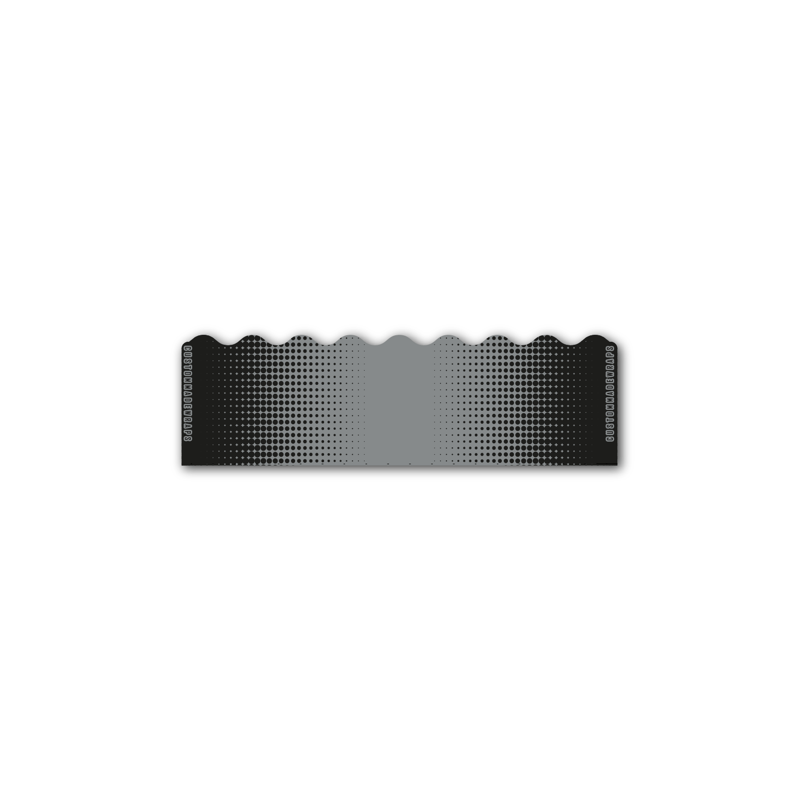 Shorty - Gradient Black on Mercury Grey