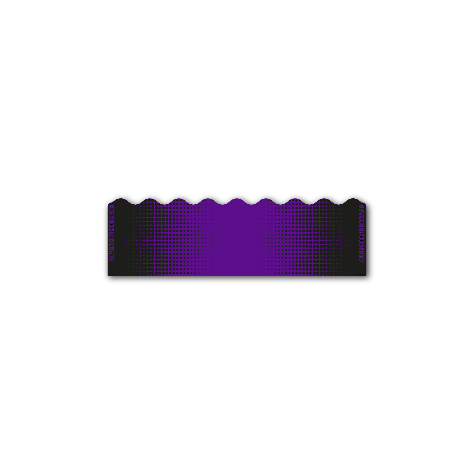 Shorty - Gradient Black on Purple