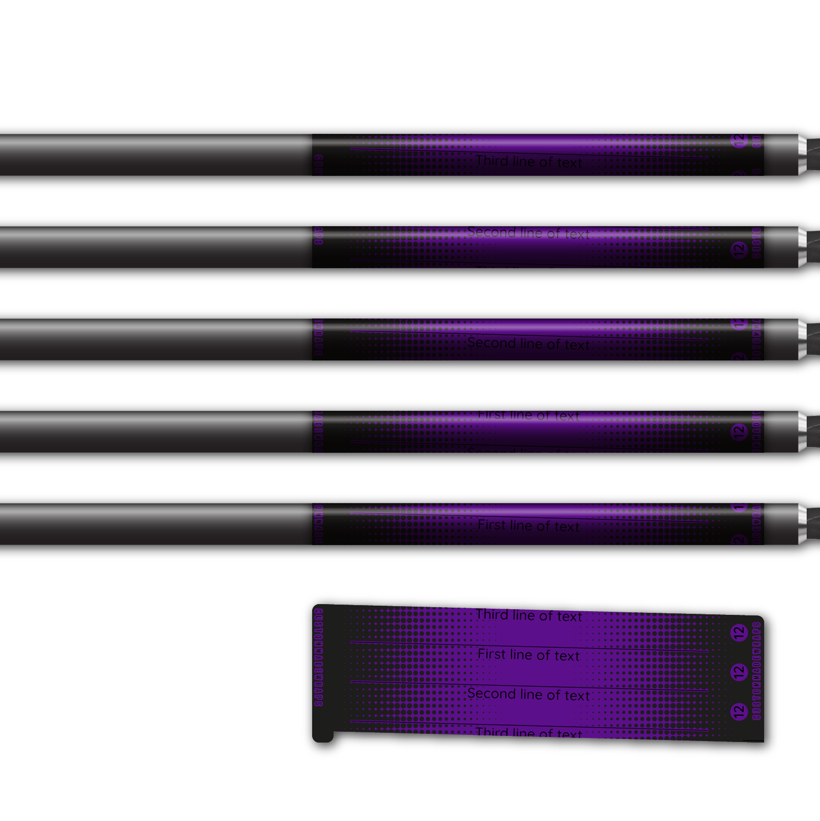 Alternative view of Spin Elite - Gradient Black on Purple