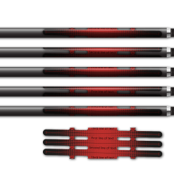 Alternative view of Vortex - Gradient Black on Red
