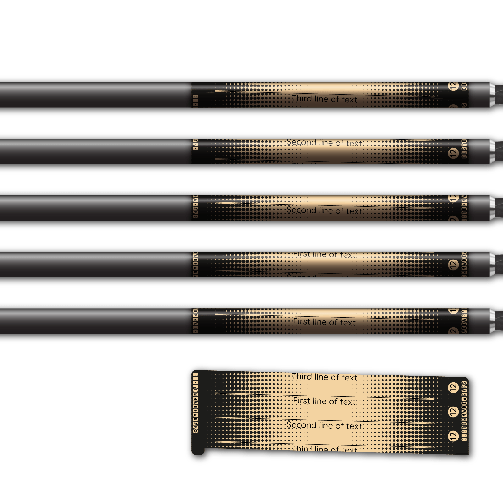 Alternative view of Spin Elite - Gradient Black on Sand