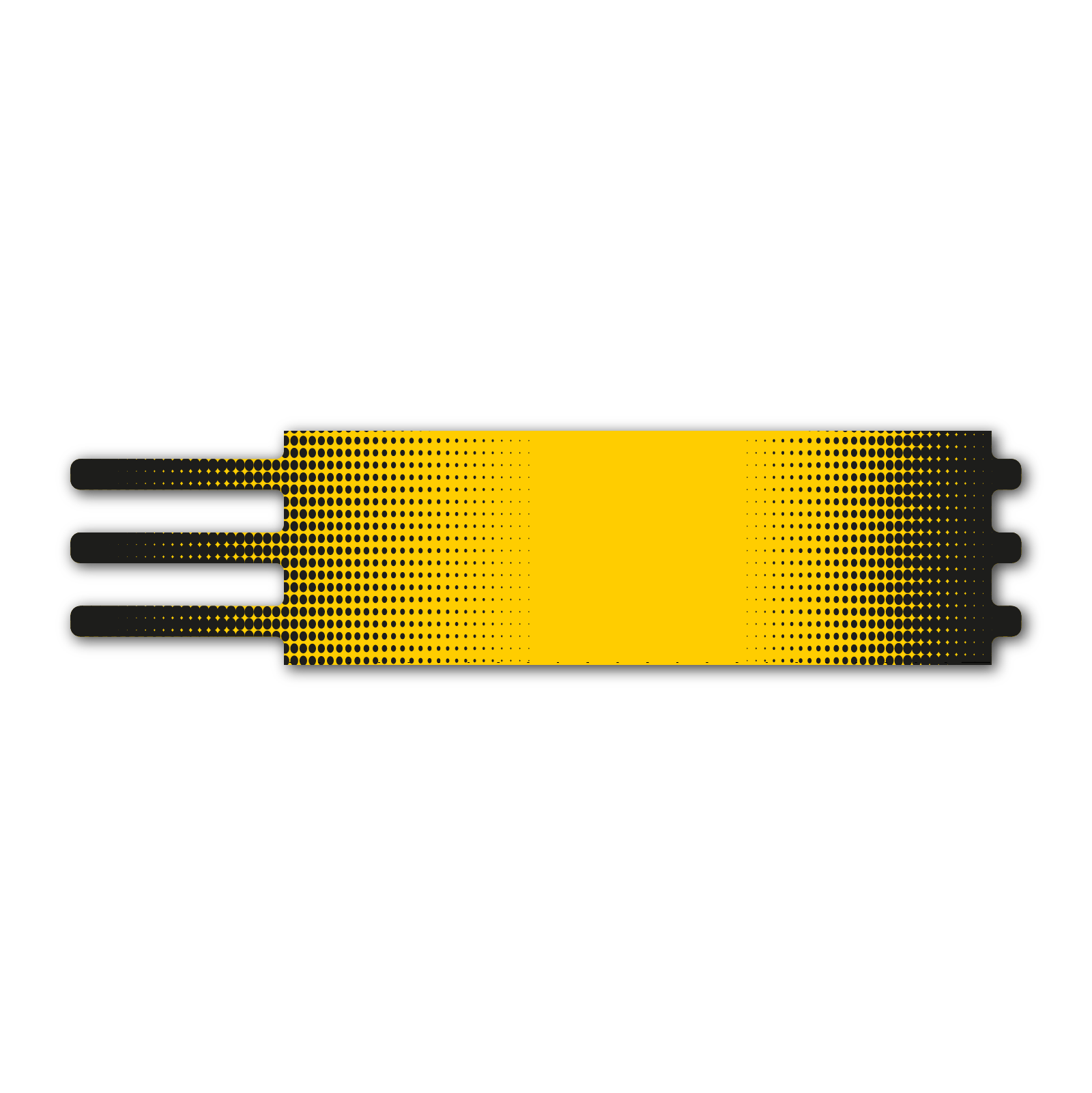 Ultralight - Gradient Black on Yellow